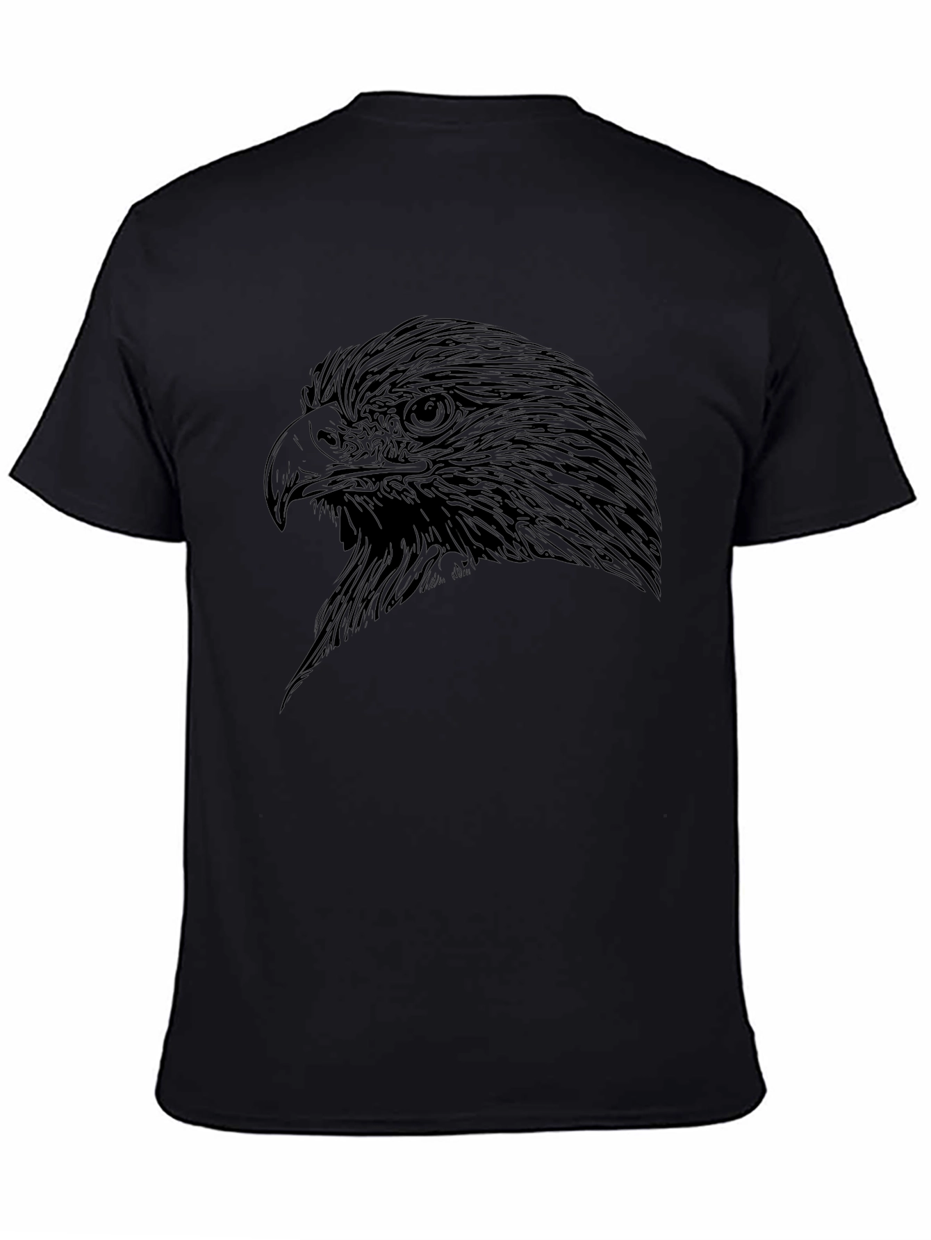 Black Eagle Graphic Tee - Mens Fashion