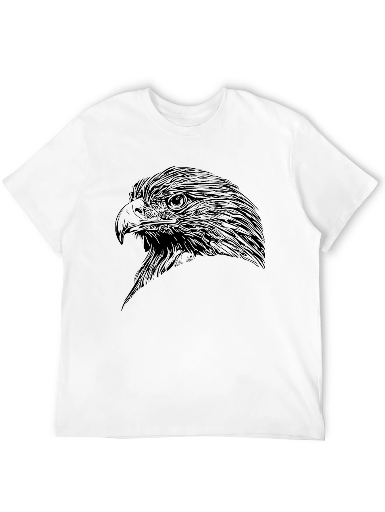Black Eagle Graphic Tee - Mens Fashion