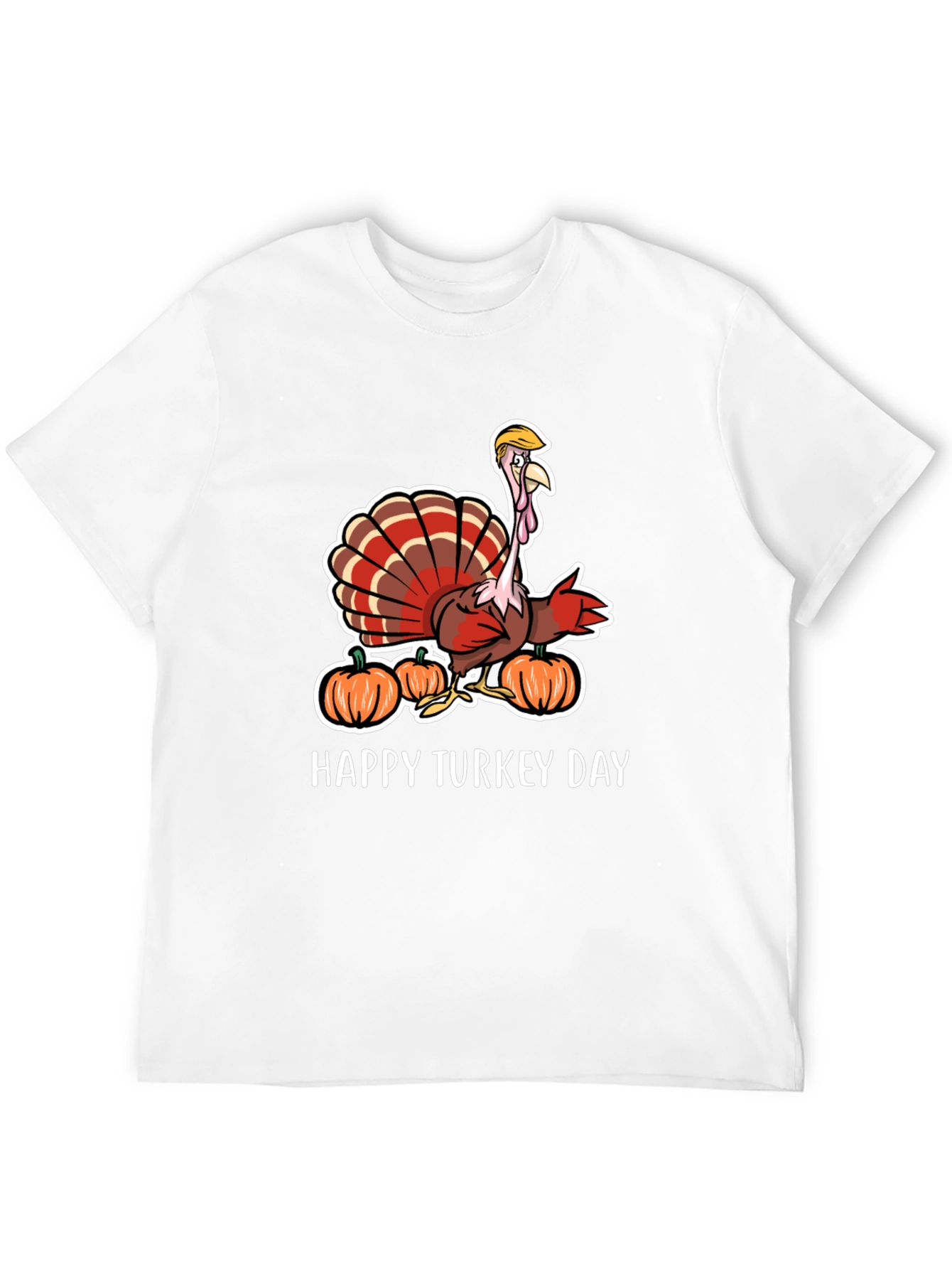 Funny Turkey Day Trump Turkey T-Shirt