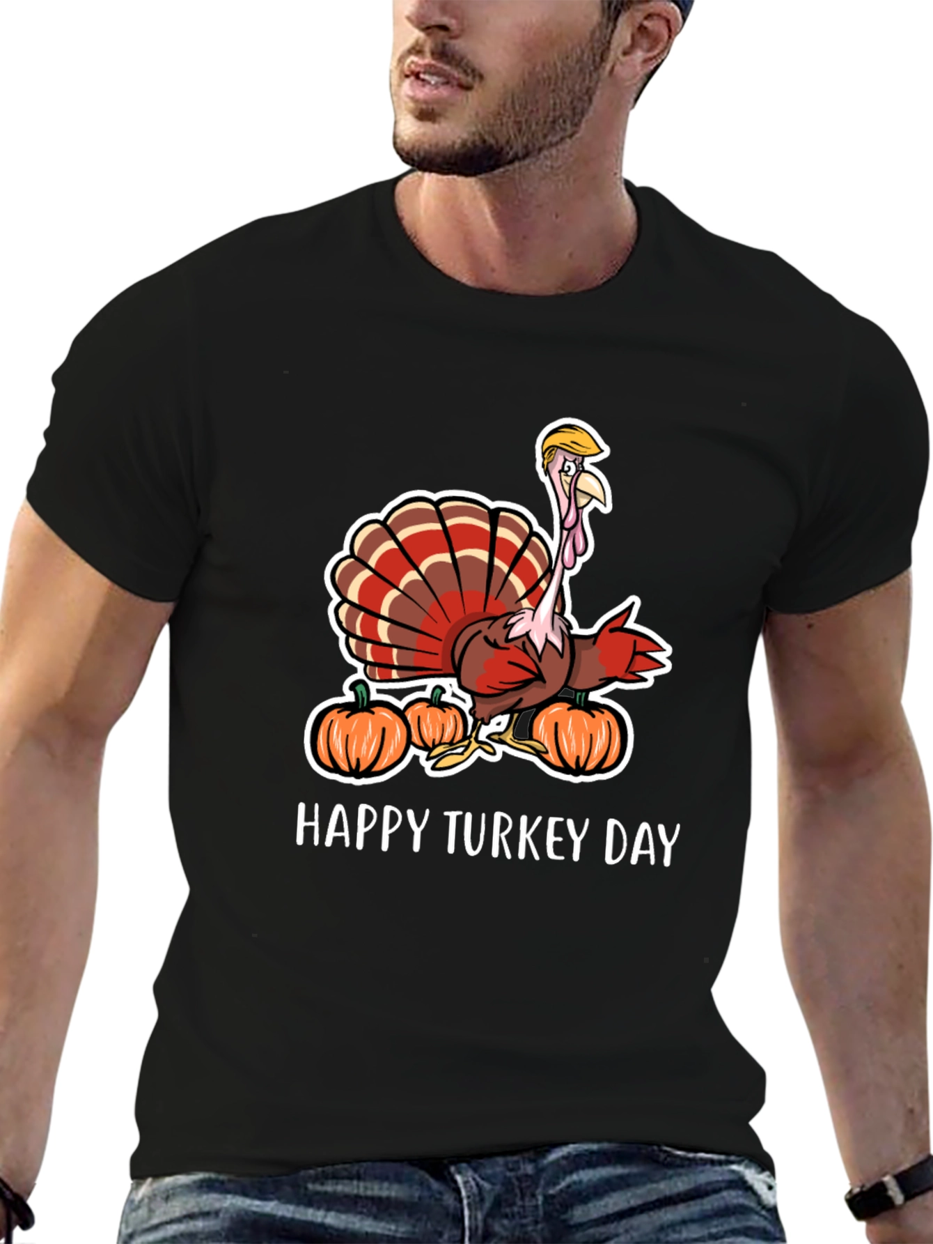 Funny Turkey Day Trump Turkey T-Shirt
