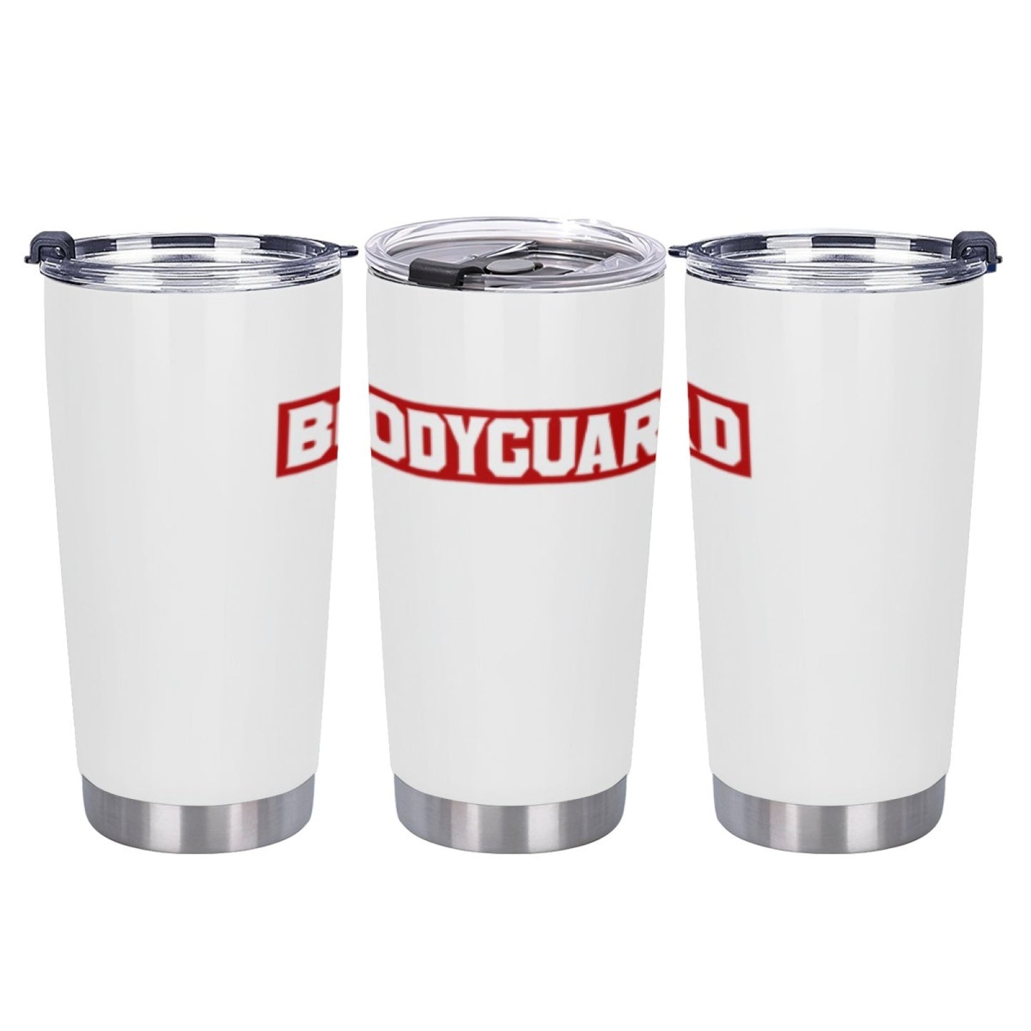 Leak-Proof Insulated Coffee Tumbler - Stainless Steel Graphic Drink Cup