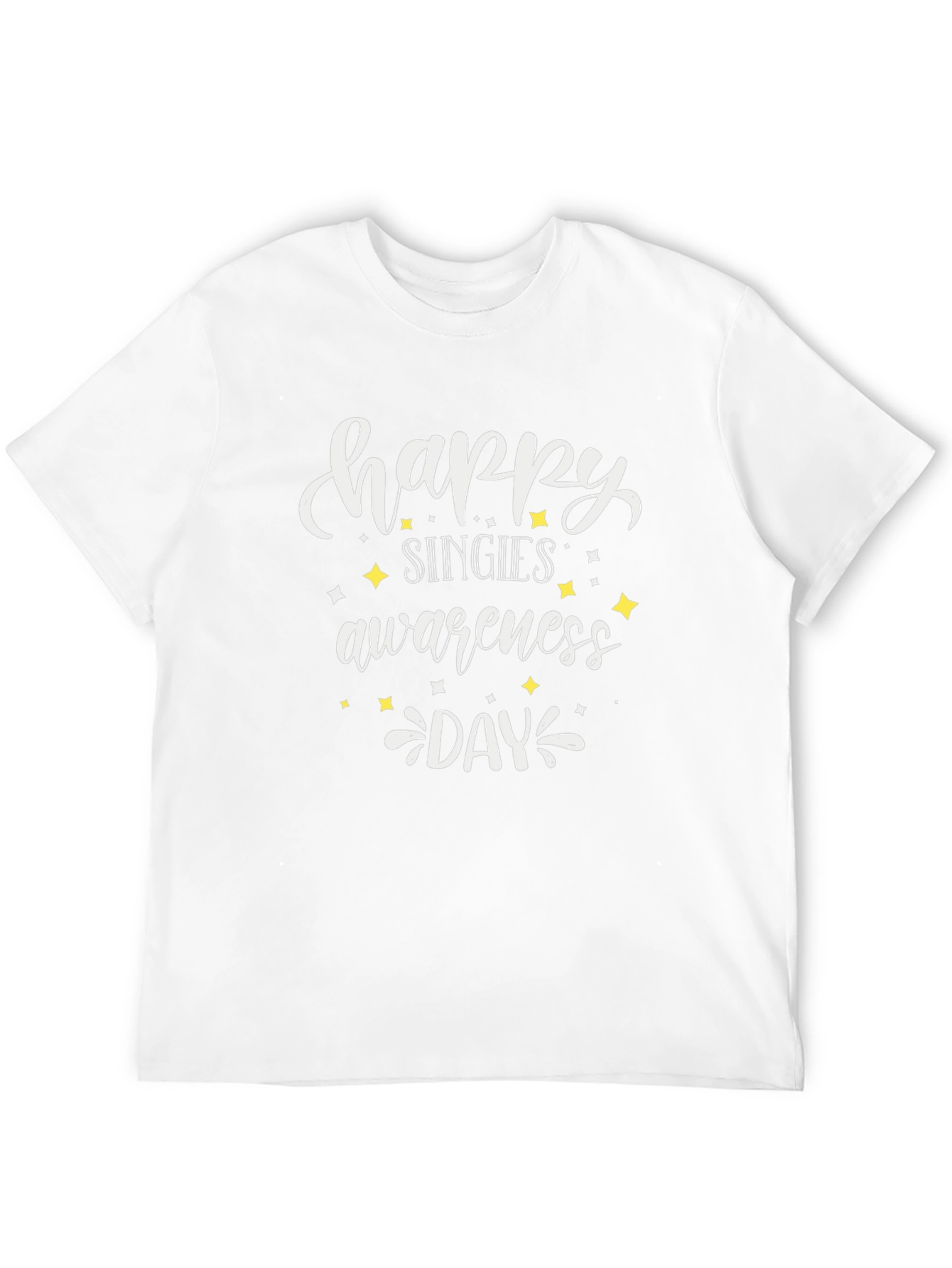 Happy Singles Awareness Day Black Tee