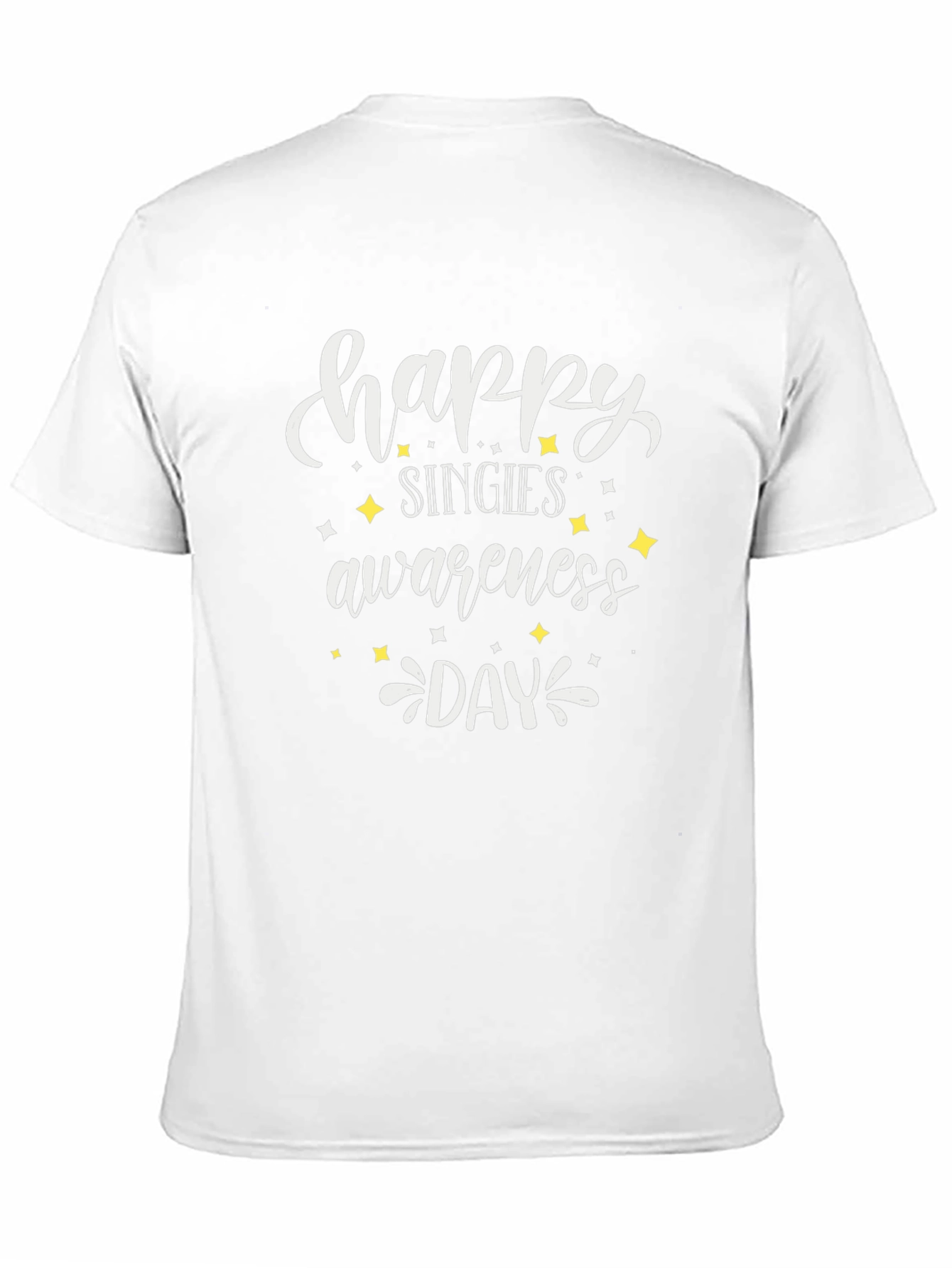 Happy Singles Awareness Day Black Tee