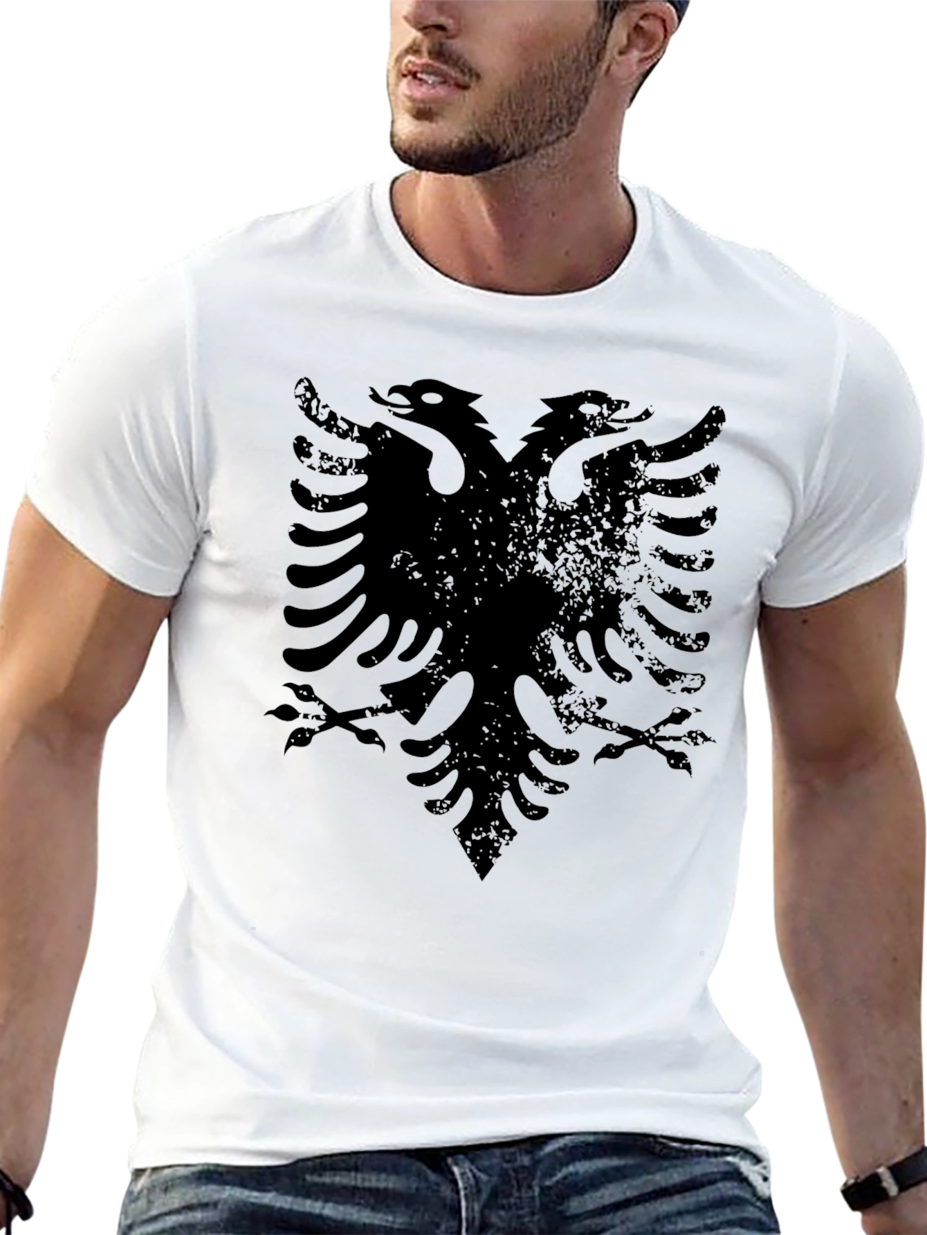 Albanian Eagle Black T-Shirt
