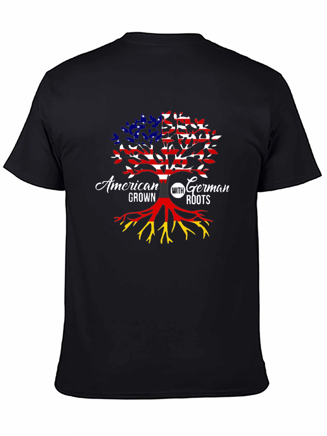 American Grown With German Roots Tree T-Shirt
