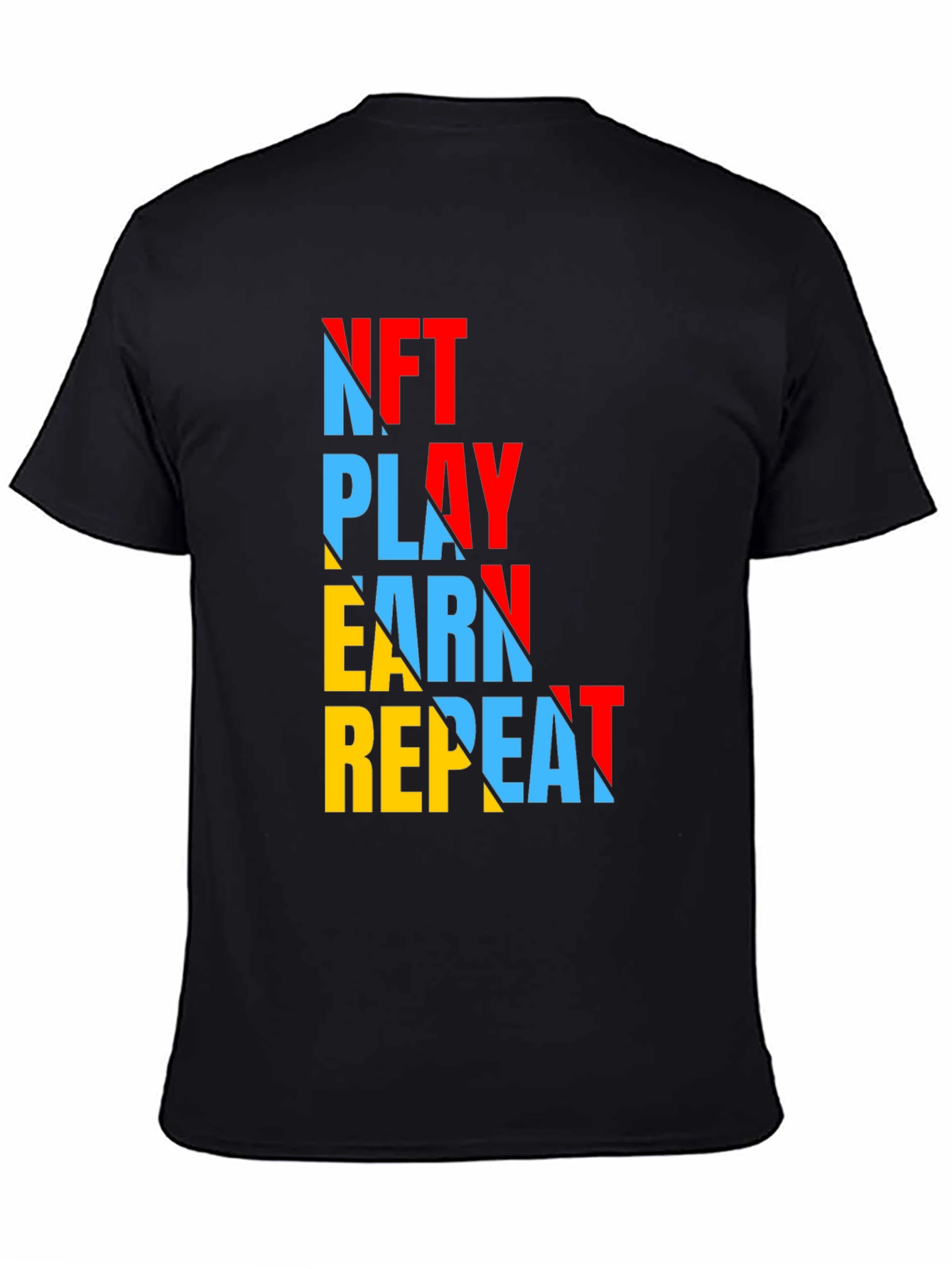 NFT Play Earn Repeat Graphic Tee