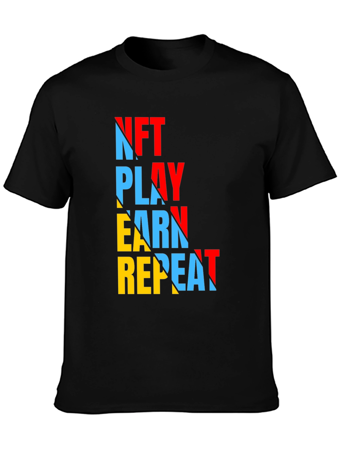 NFT Play Earn Repeat Graphic Tee