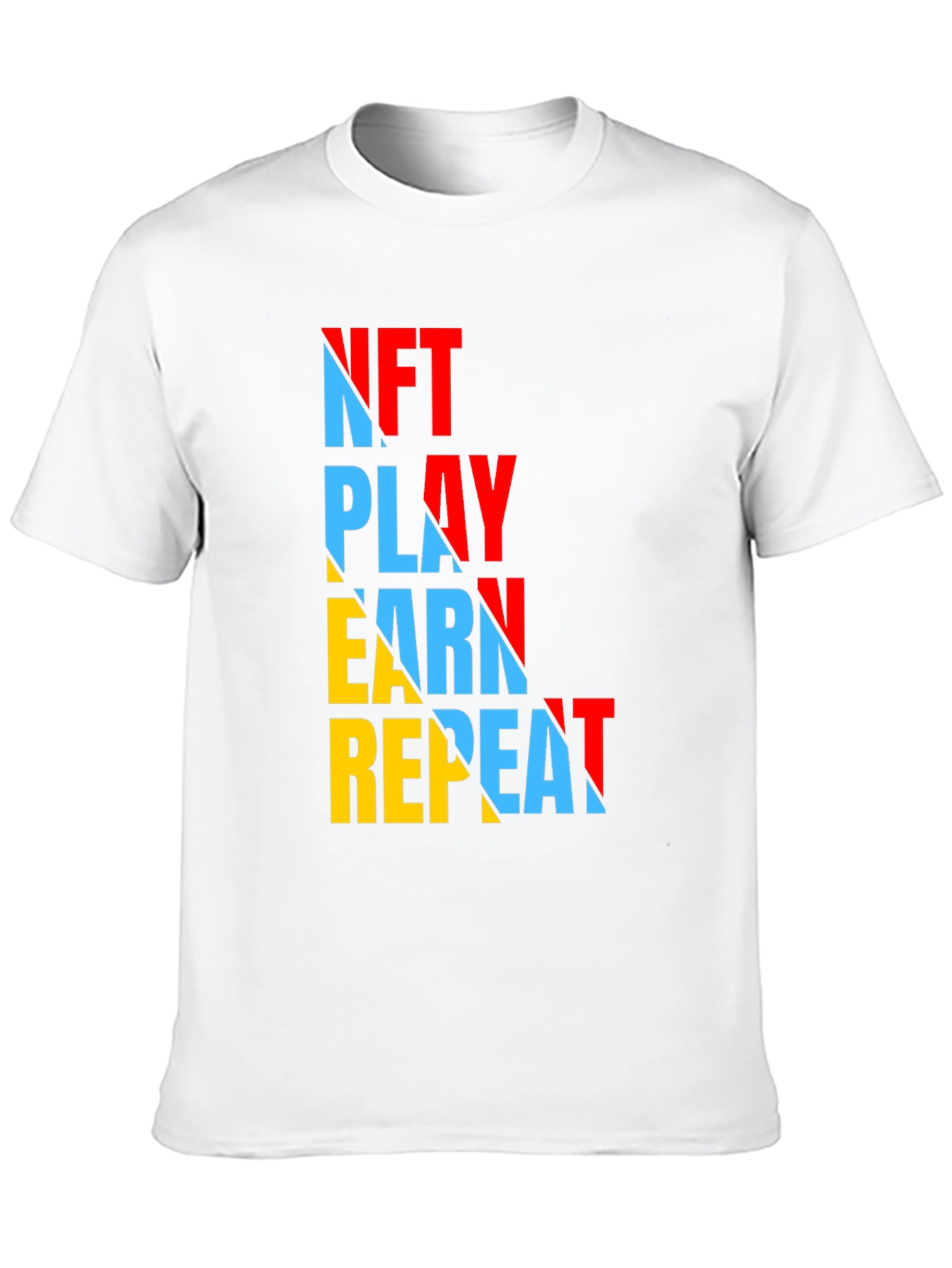 NFT Play Earn Repeat Graphic Tee