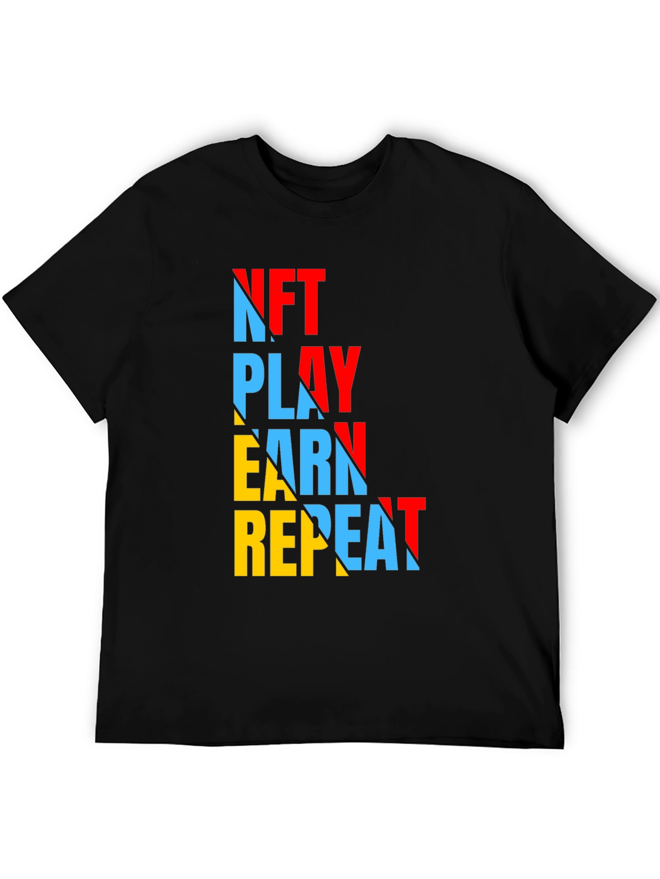 NFT Play Earn Repeat Graphic Tee