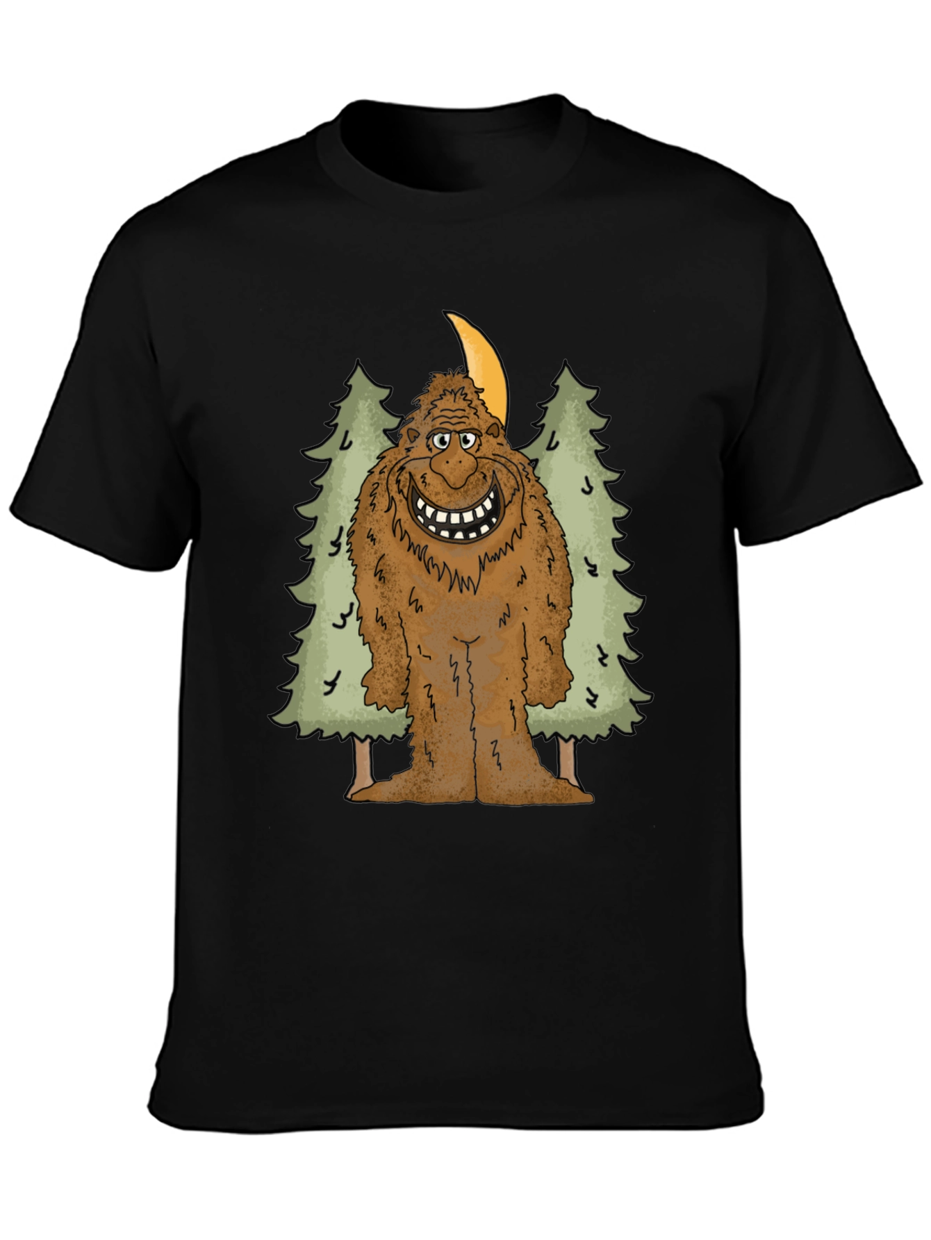 Bigfoot T-Shirt: Forest Sasquatch Graphic Tee
