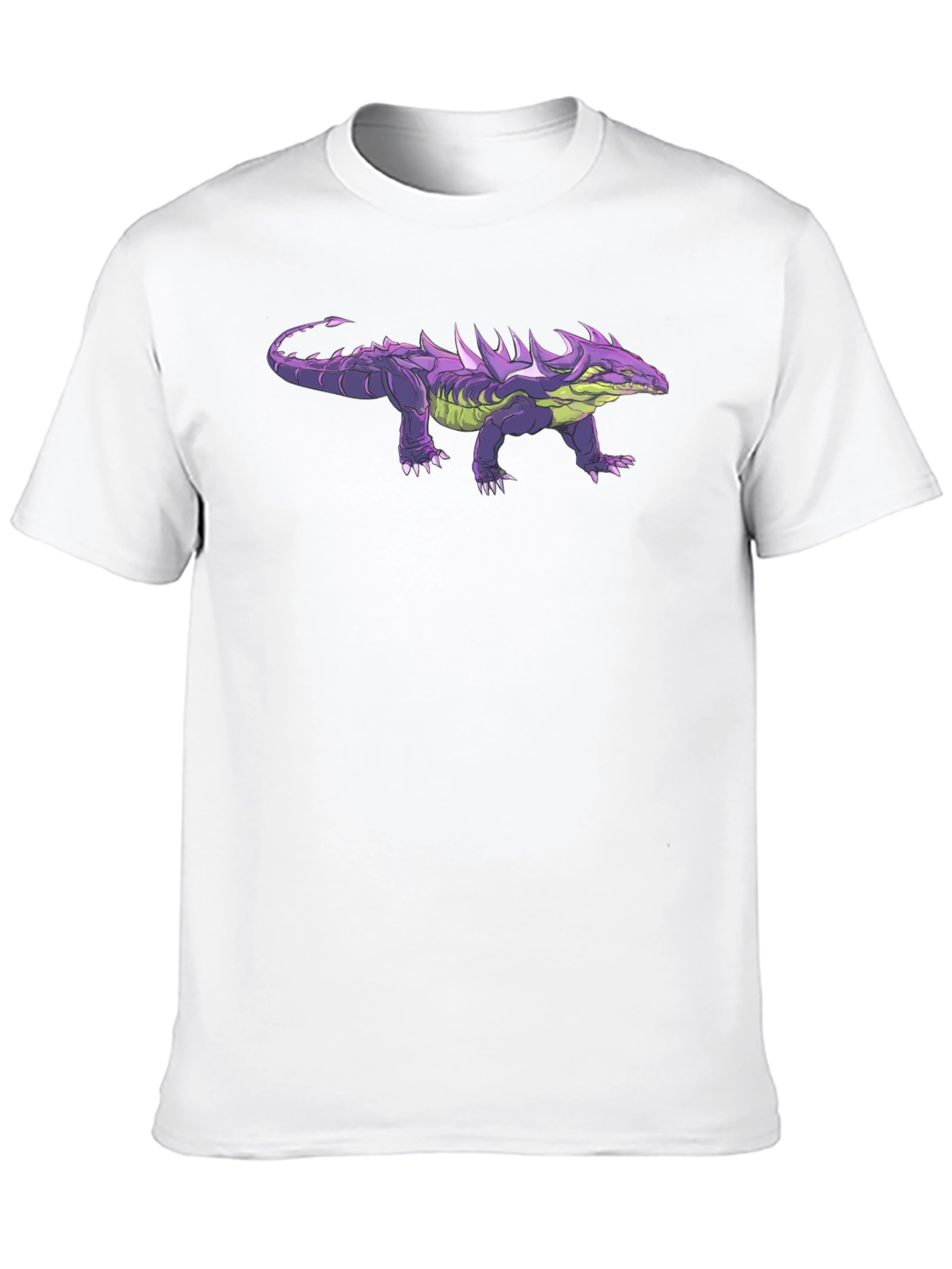 Cool Purple & Green Reptile Graphic Tee