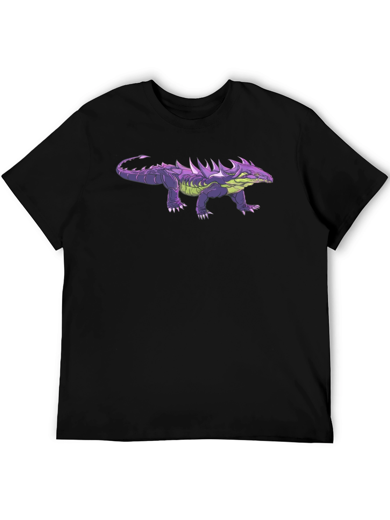 Cool Purple & Green Reptile Graphic Tee