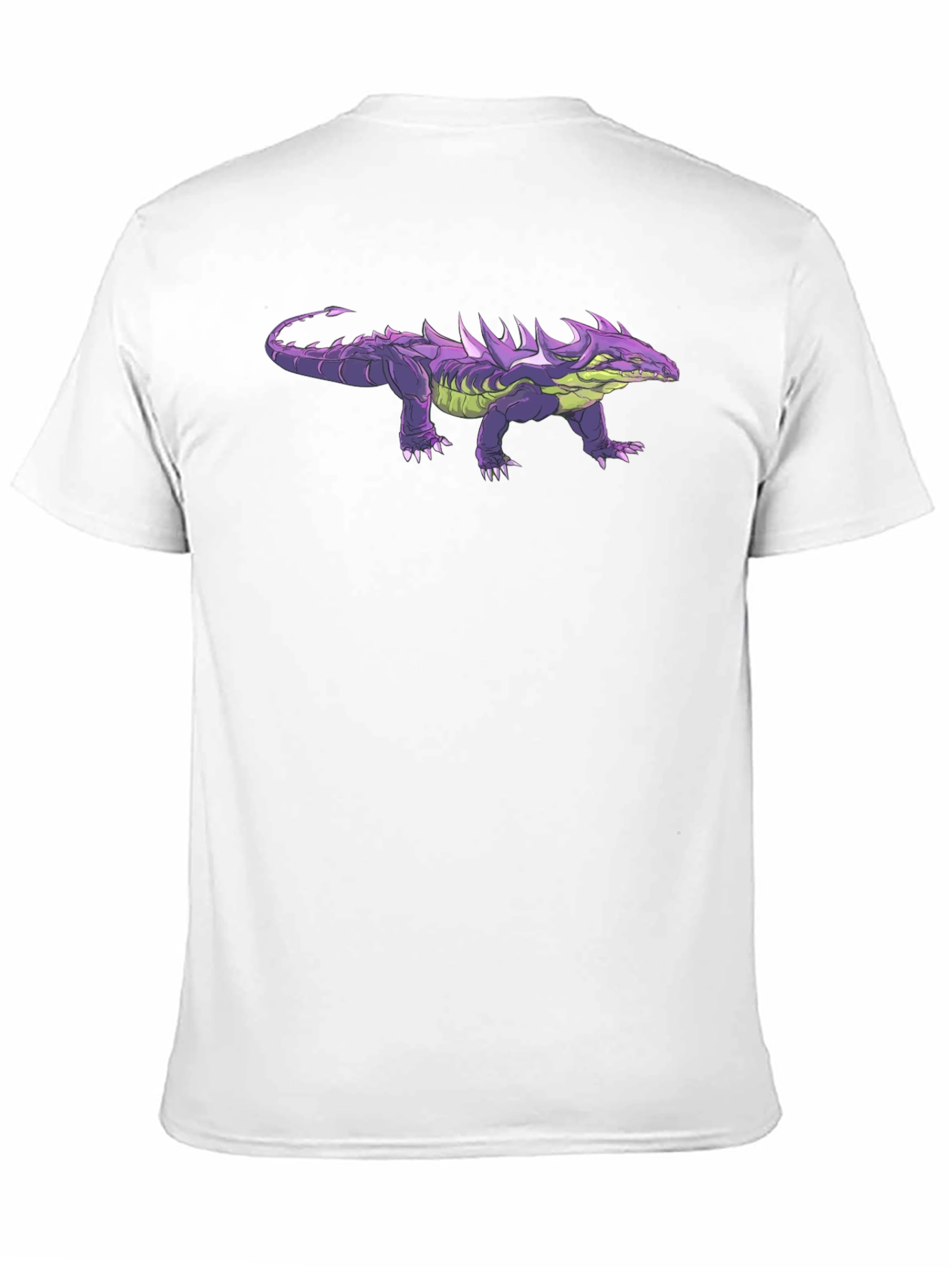 Cool Purple & Green Reptile Graphic Tee