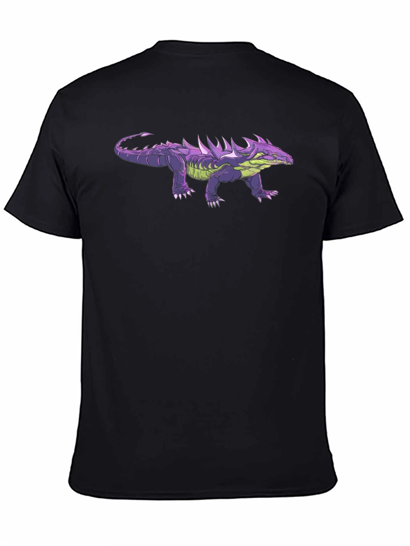 Cool Purple & Green Reptile Graphic Tee