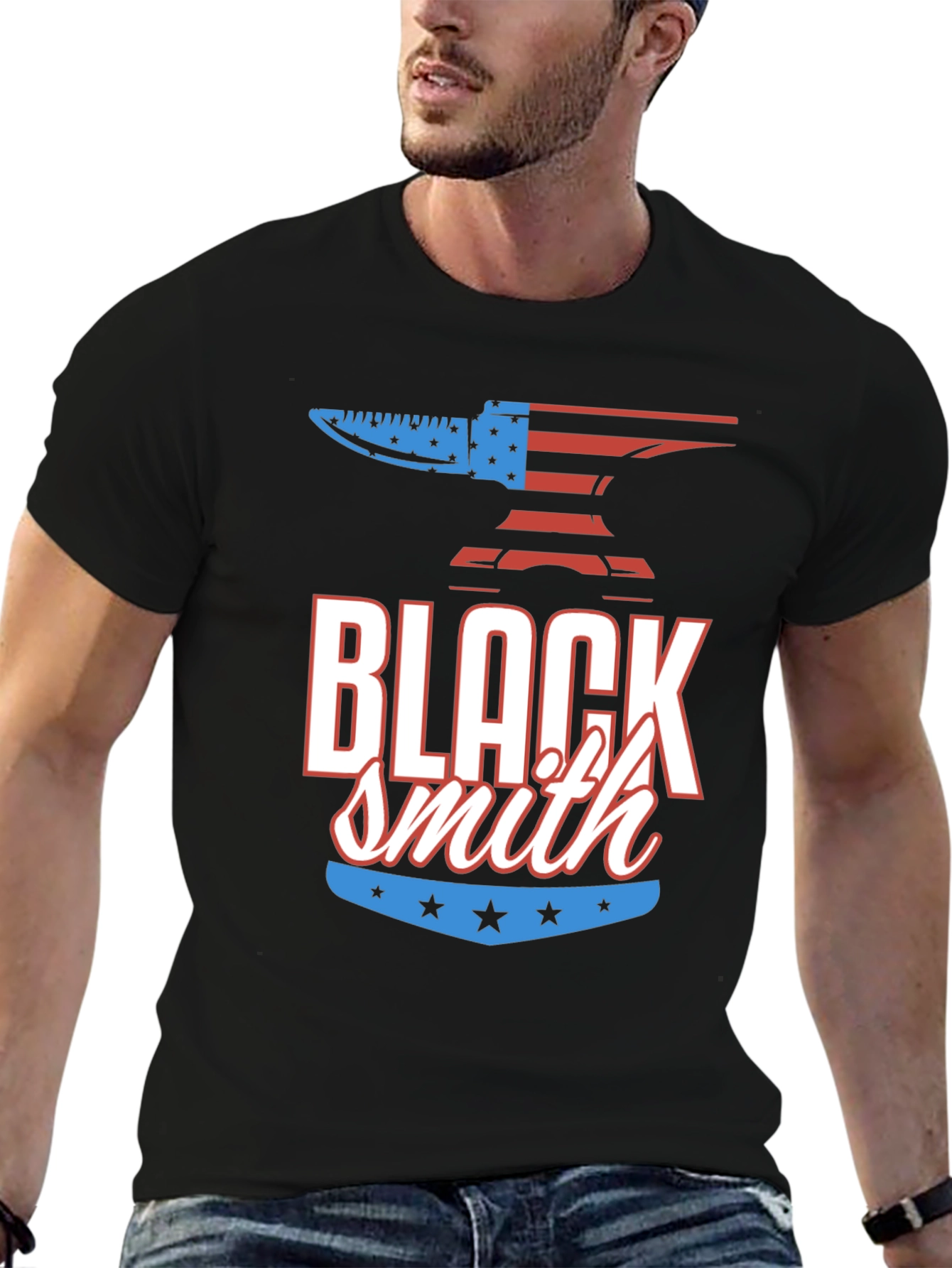 Blacksmith Patriotic USA Tee