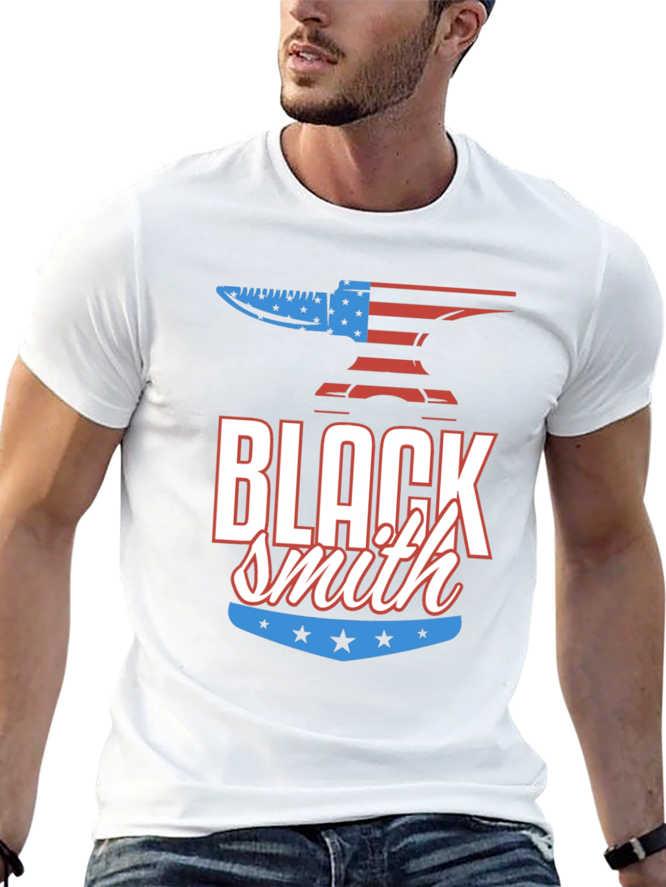Blacksmith Patriotic USA Tee