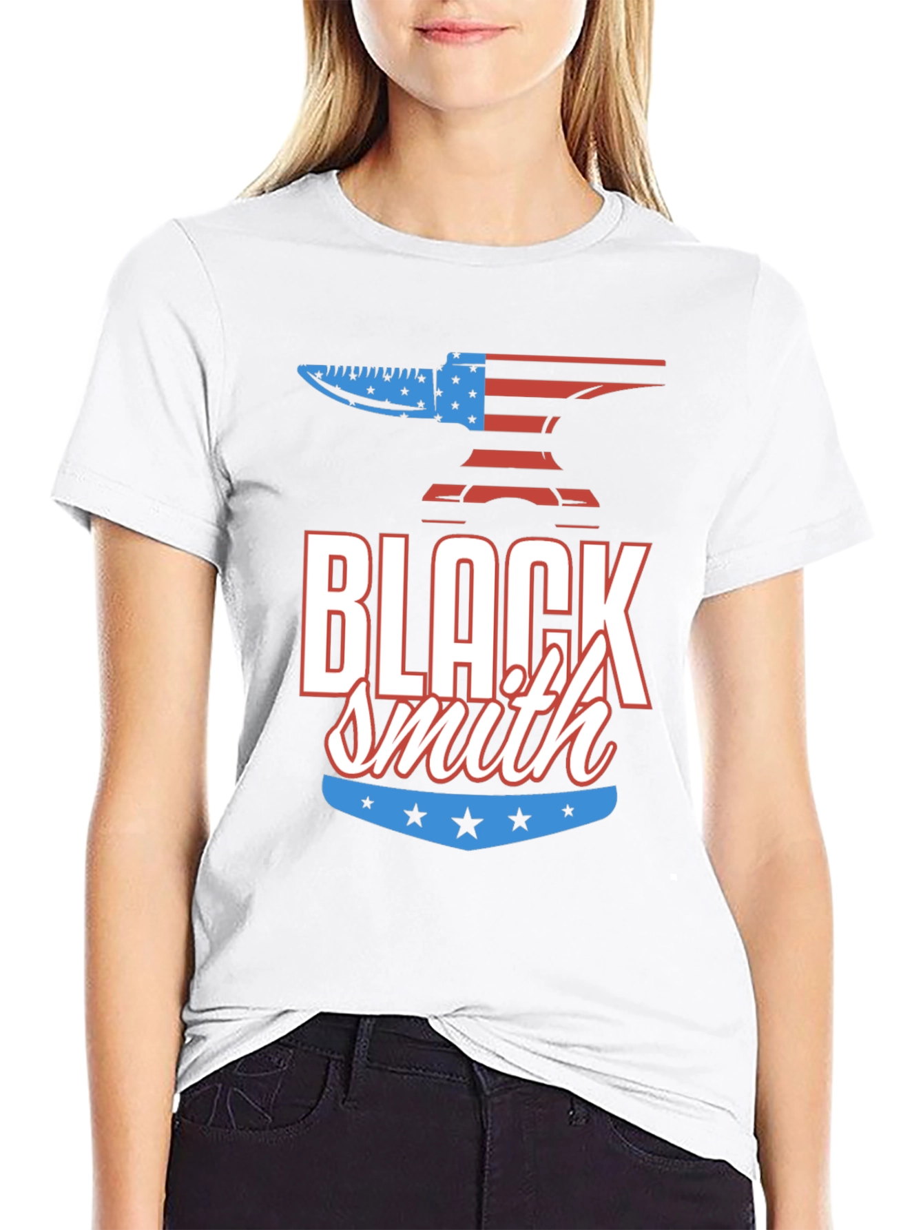 Blacksmith Patriotic USA Tee