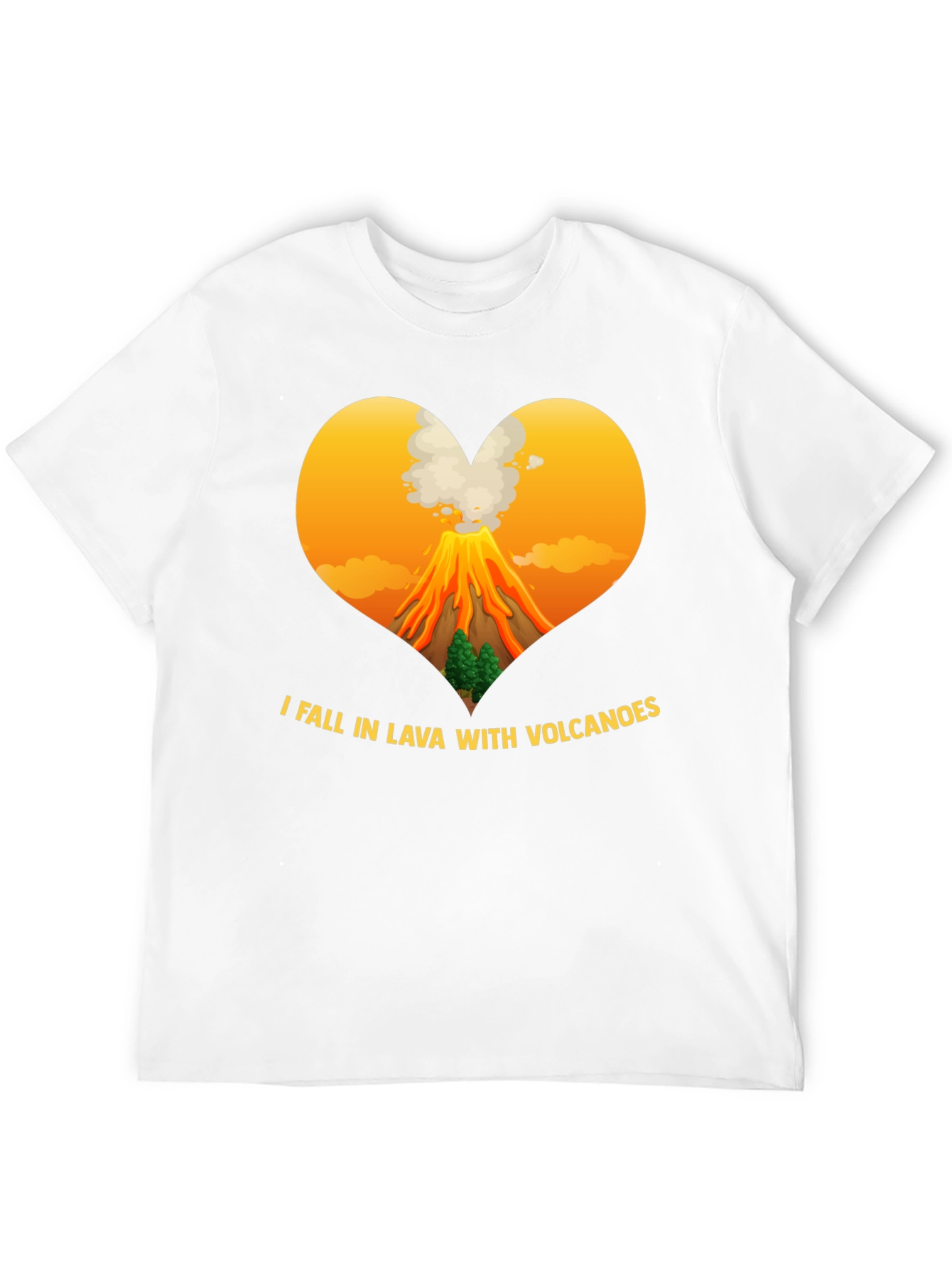 Volcano Lover Black T-Shirt