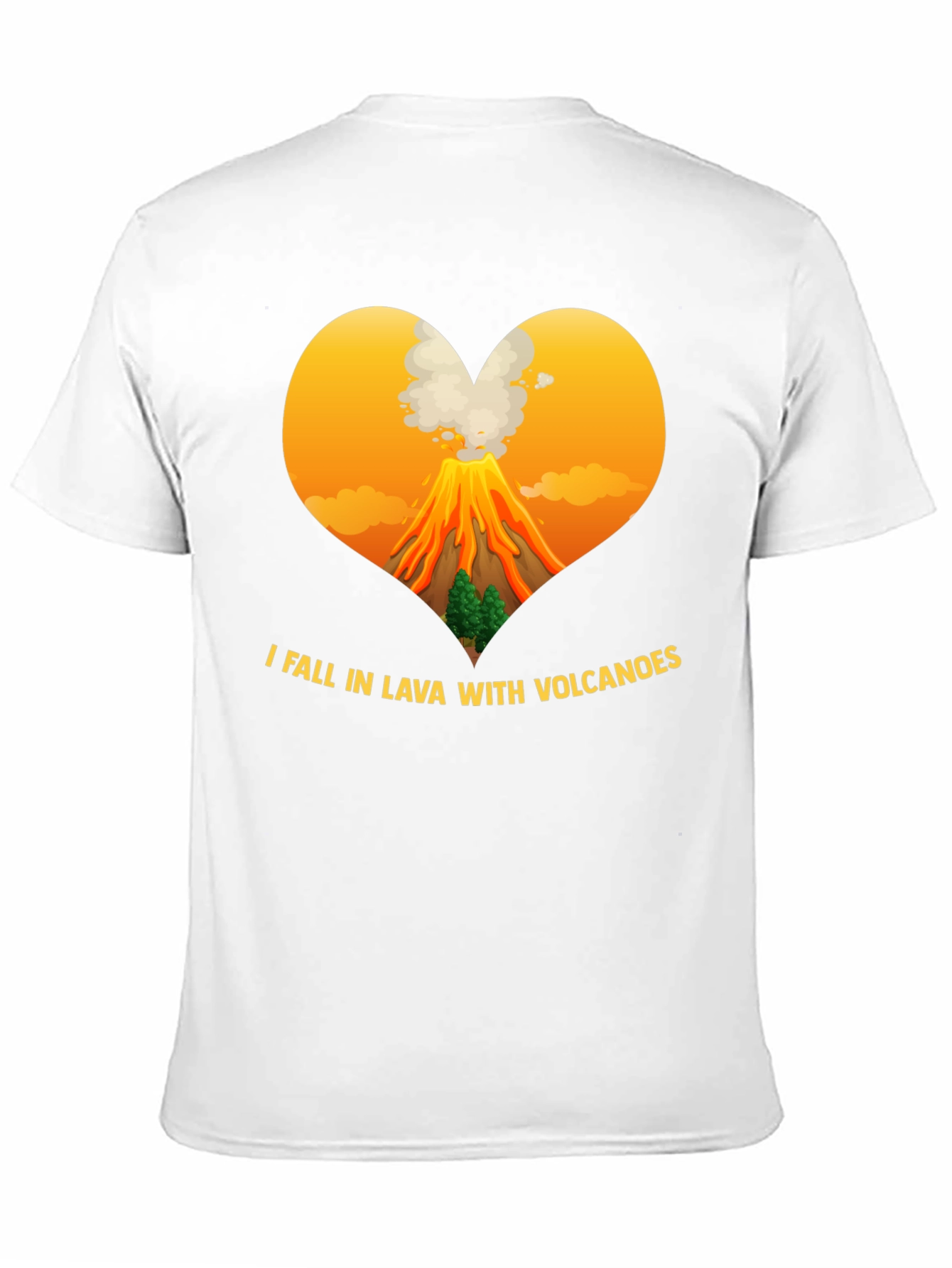 Volcano Lover Black T-Shirt
