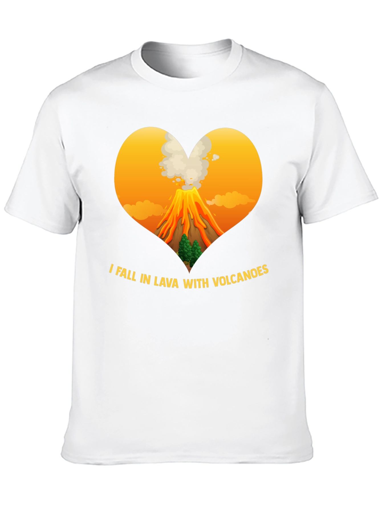 Volcano Lover Black T-Shirt