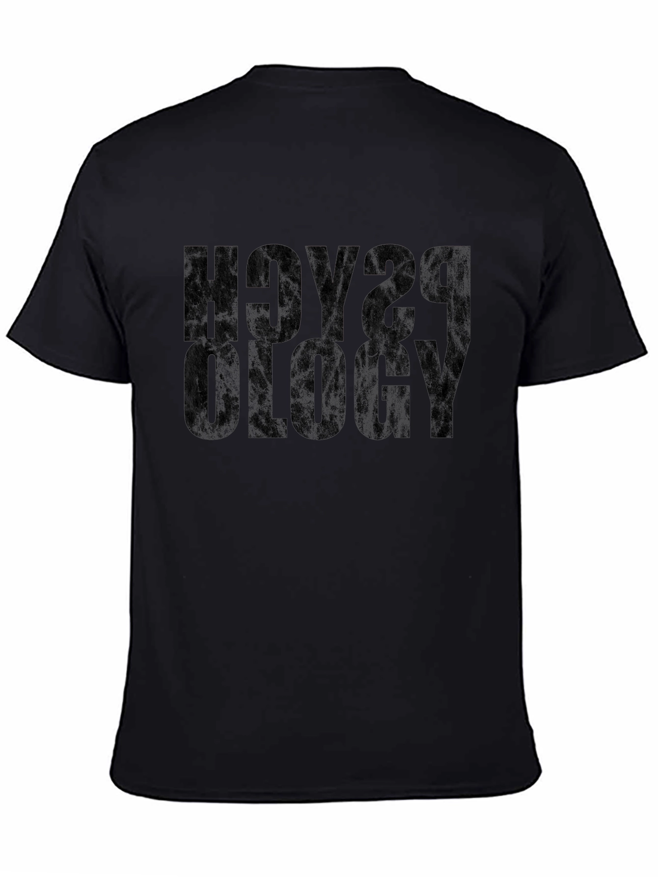 Psychology Black Graphic T-Shirt