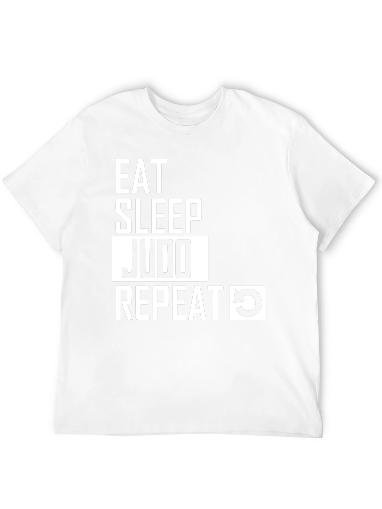 Eat Sleep Judo Repeat Black T-Shirt