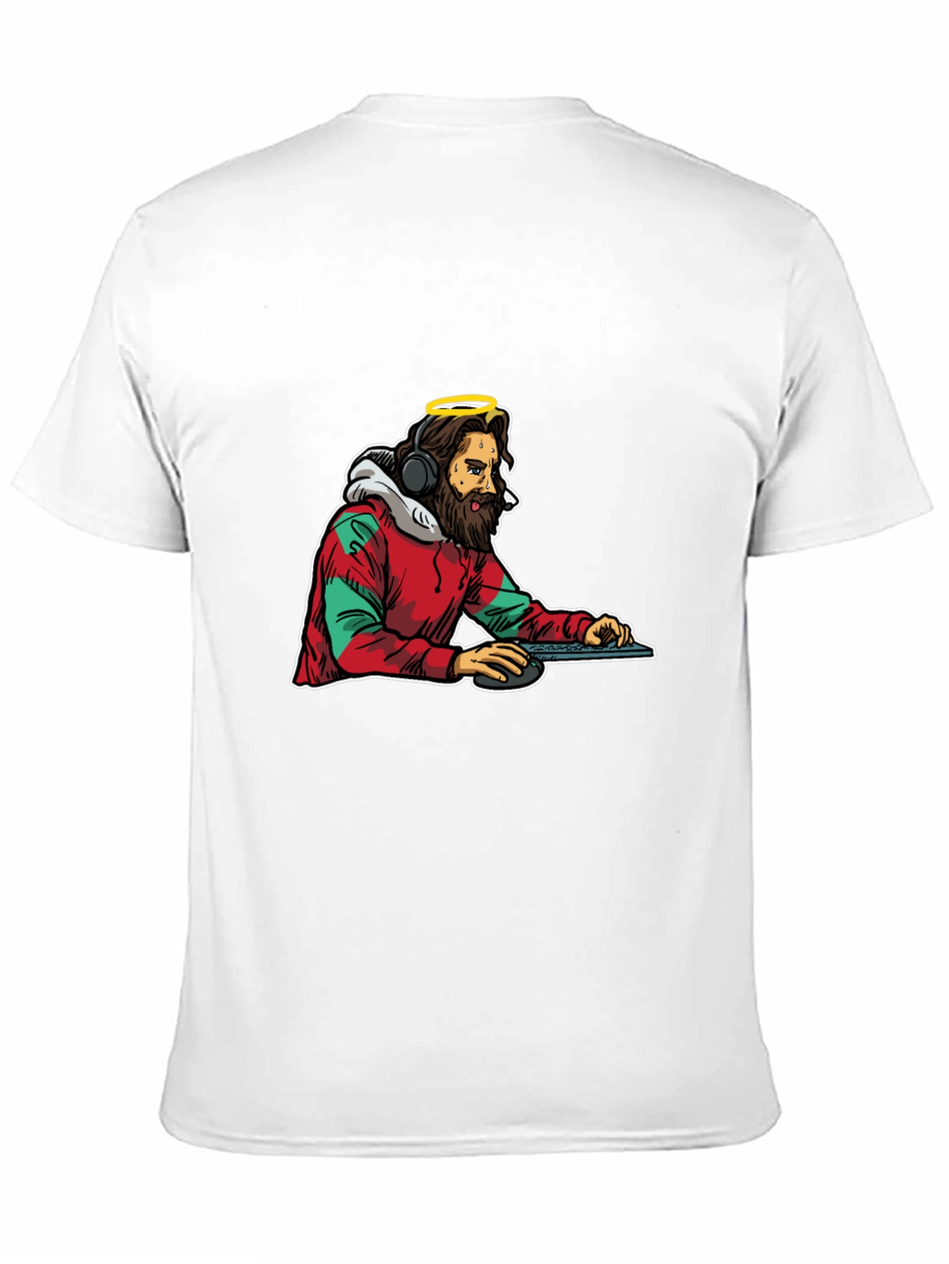 DJ Jesus Graphic Tee - Black Cotton T-Shirt
