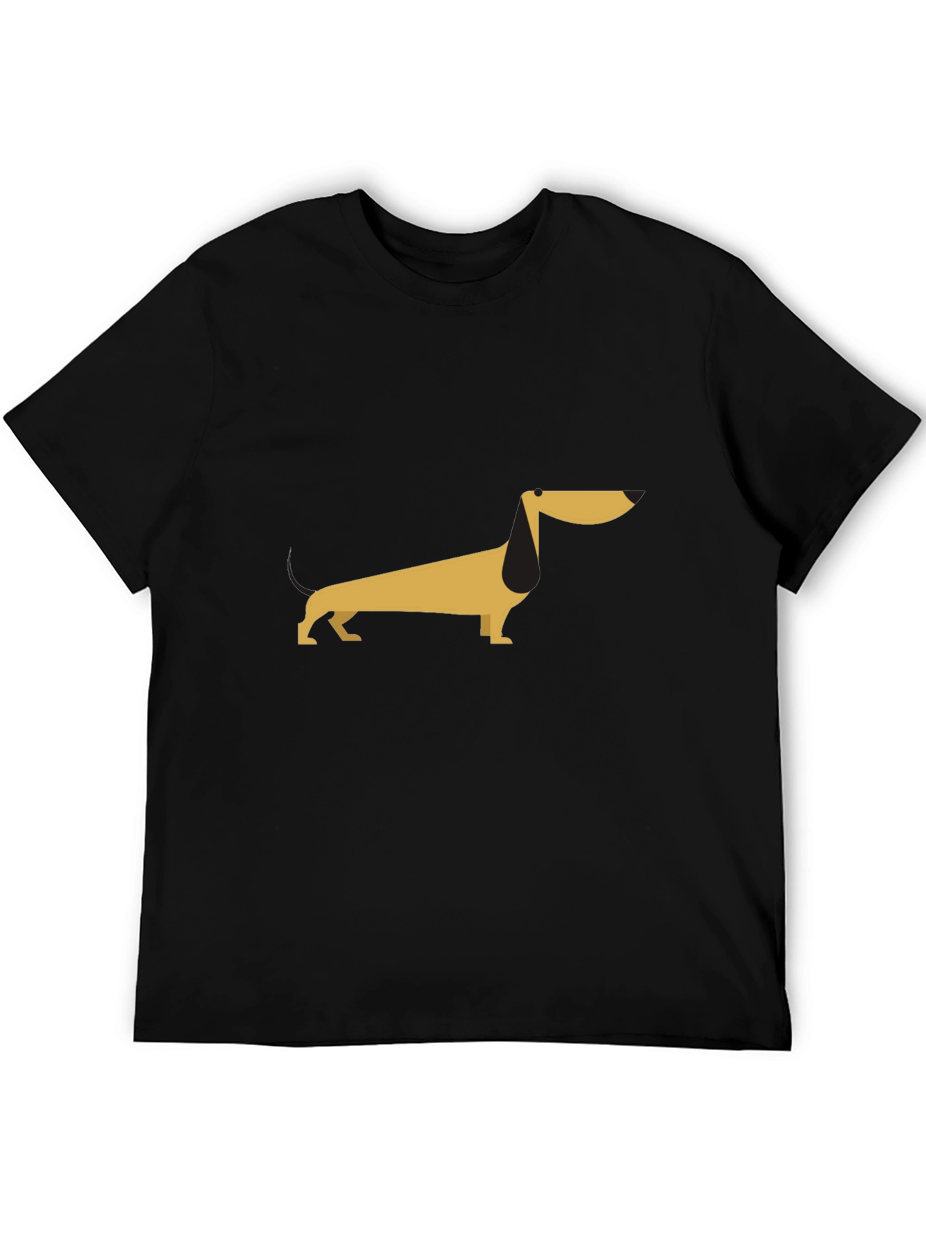 Dachshund Graphic Tee - Unisex Black T-Shirt
