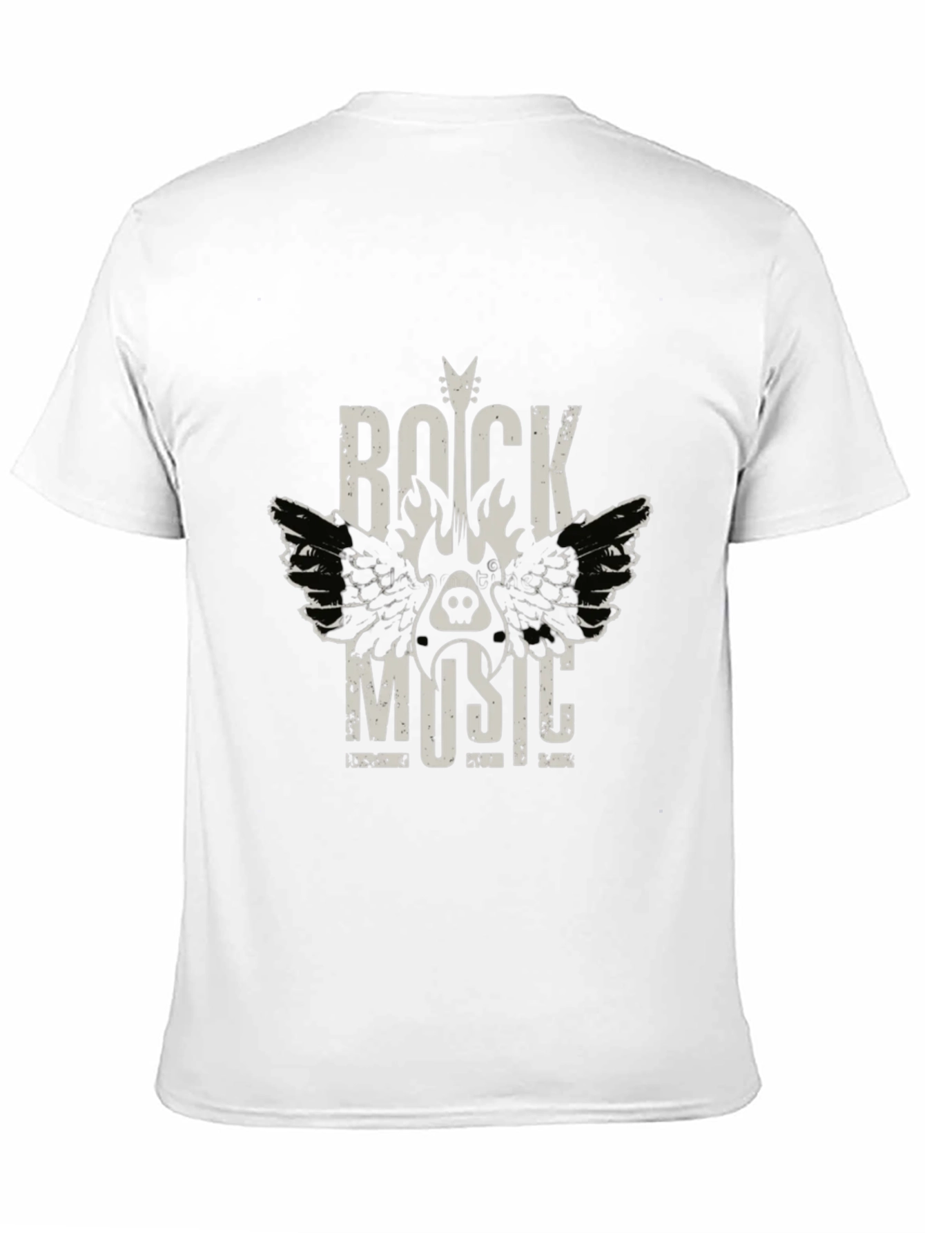 Rock Music Graphic Tee - Mens Black T-Shirt