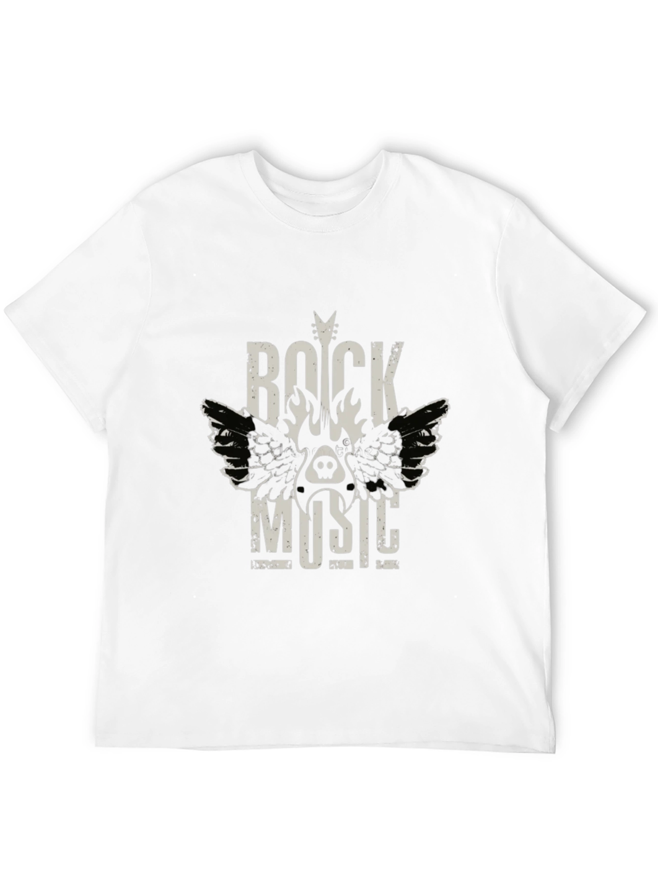 Rock Music Graphic Tee - Mens Black T-Shirt