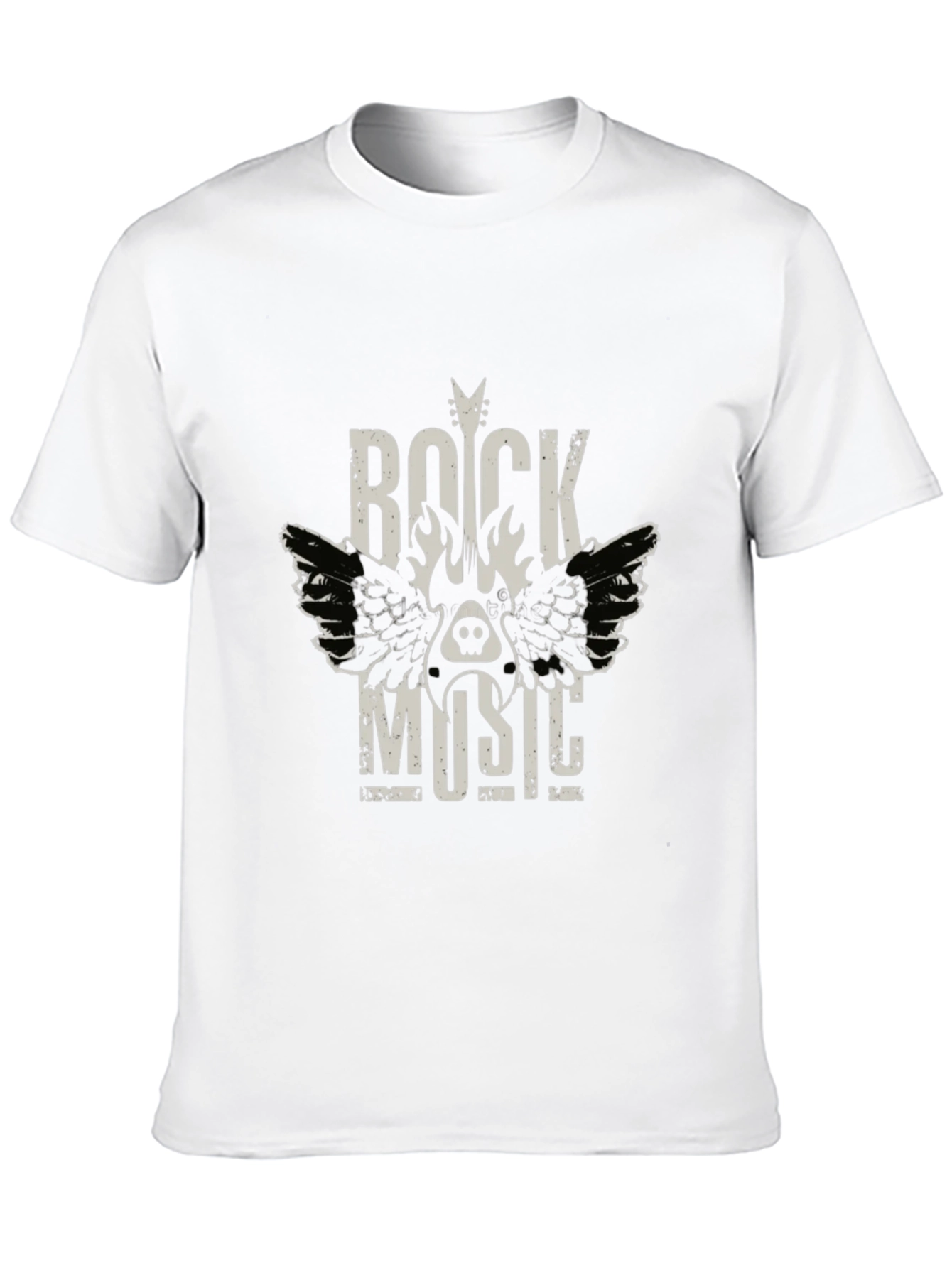 Rock Music Graphic Tee - Mens Black T-Shirt