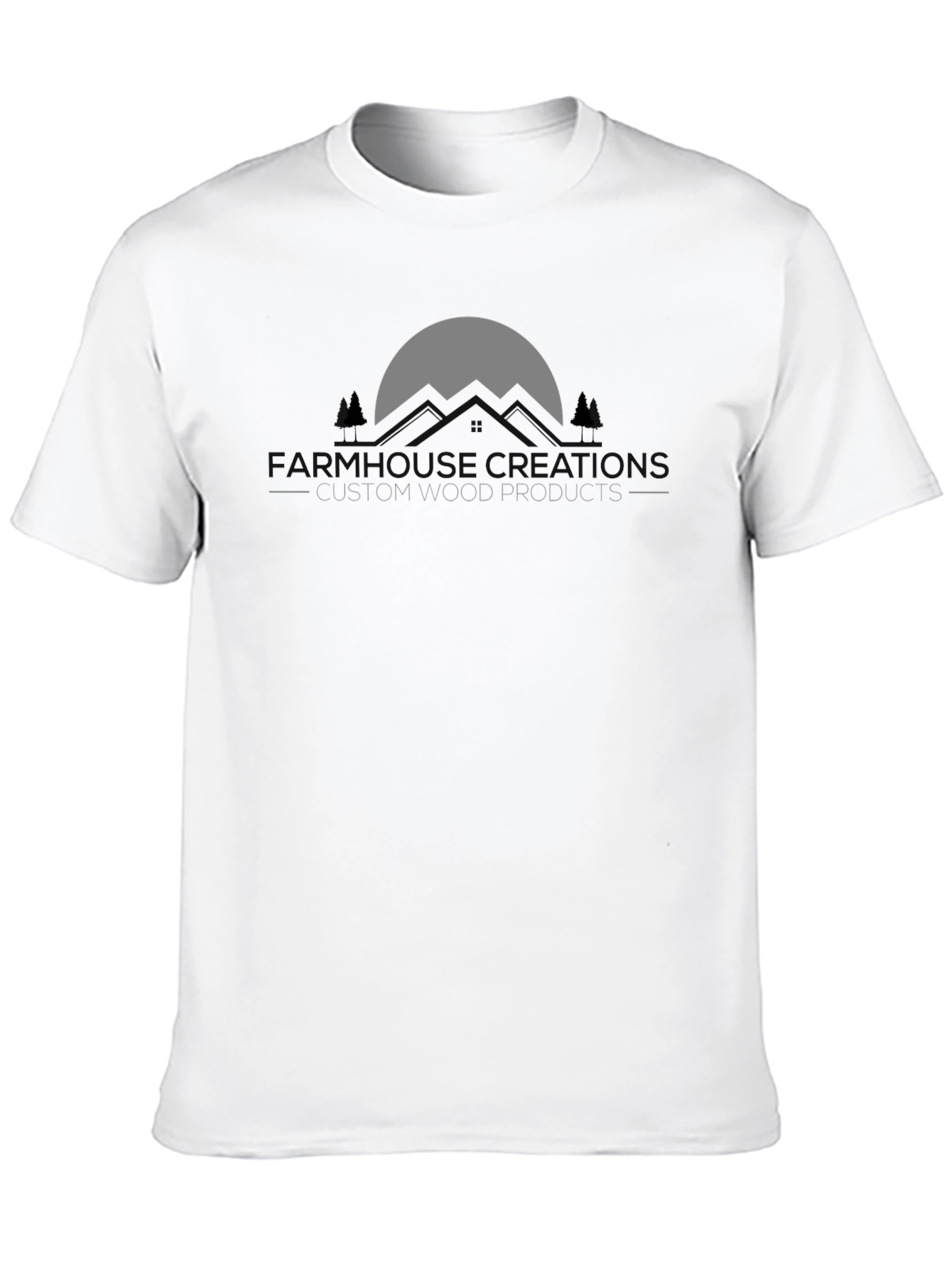 Mountains Custom Wood Products Black T-Shirt