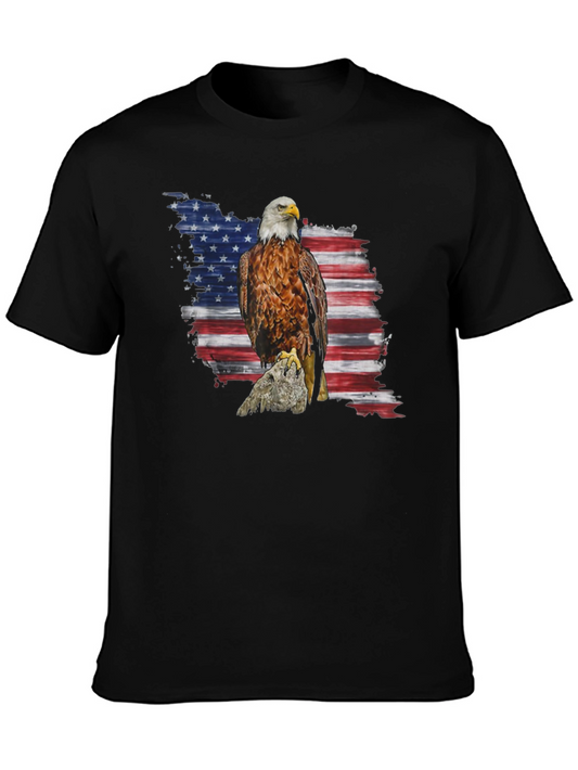 American Eagle Flag Graphic Print T-Shirt