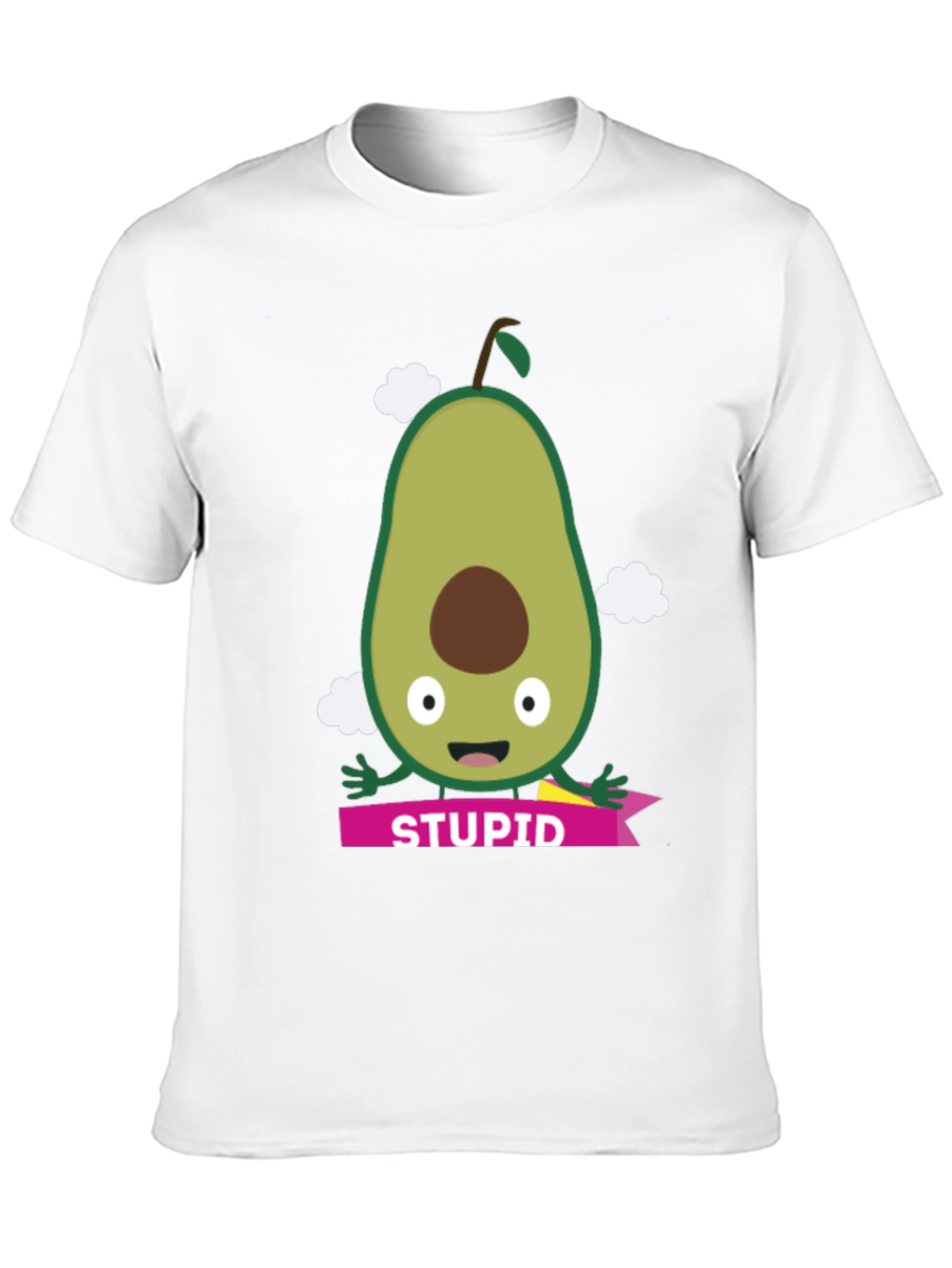 Avocado Stupid Graphic Tee - Funny Unisex T-Shirt