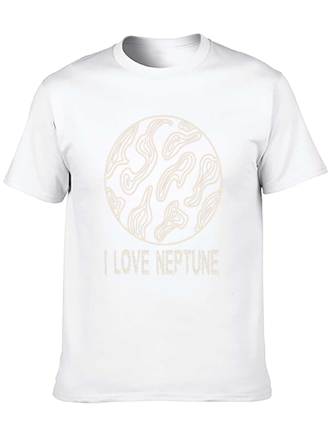 I Love Neptune Graphic Tee - Space Lovers Gift