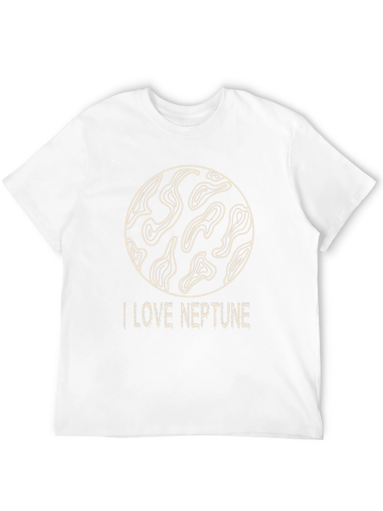 I Love Neptune Graphic Tee - Space Lovers Gift