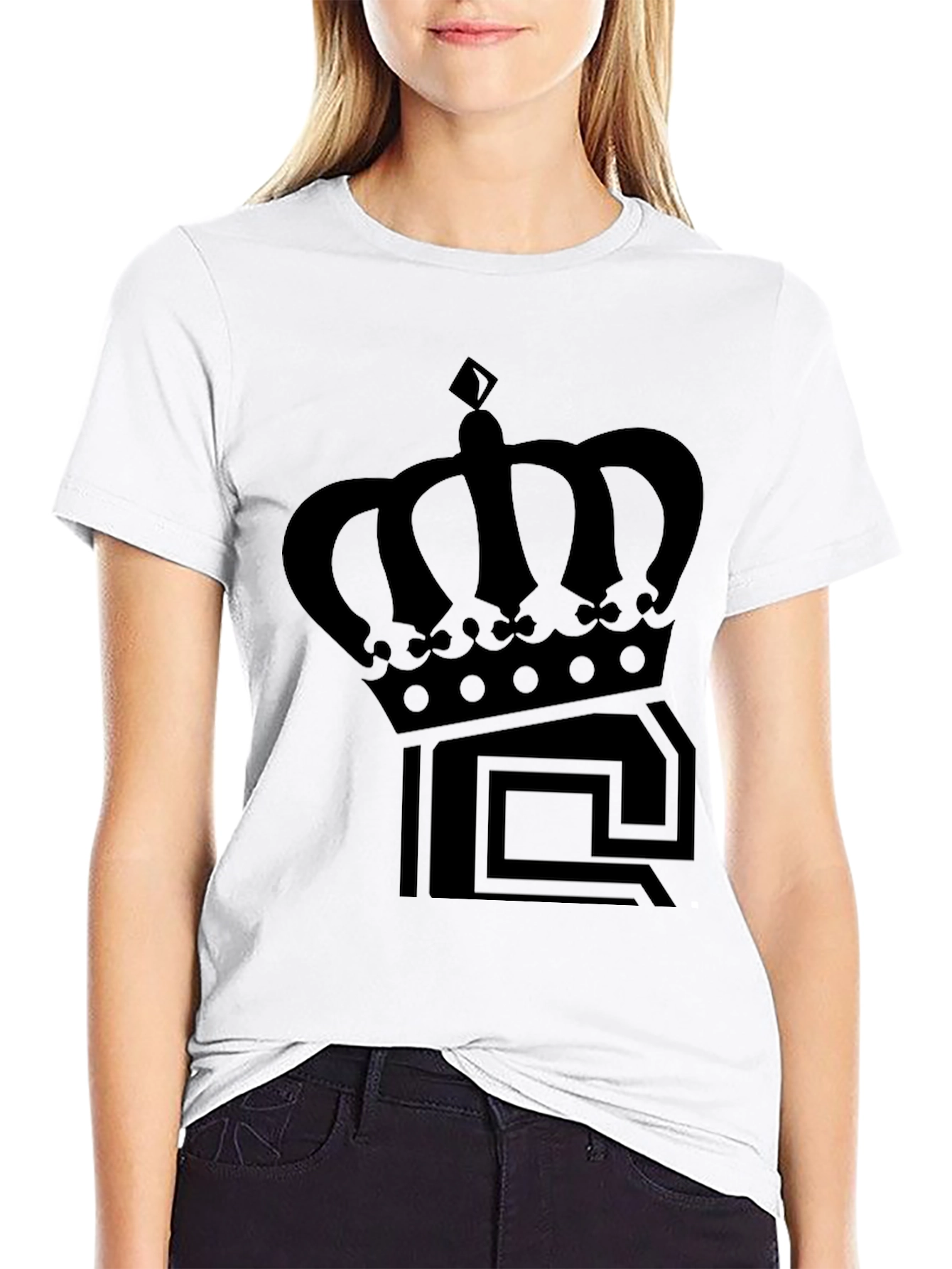 Crown Graphic Tee - Classic Black T-Shirt