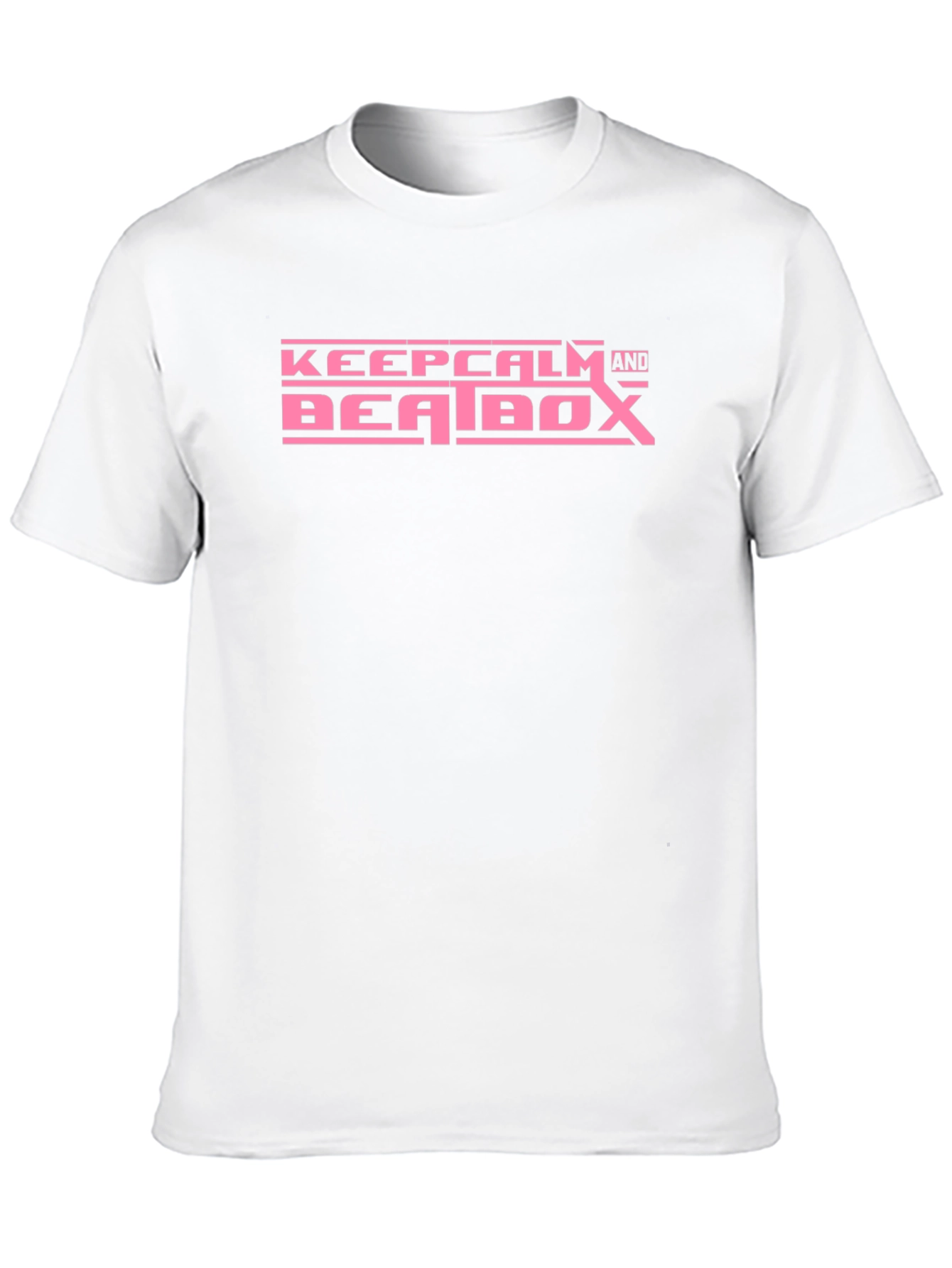 Keep Calm and Beatbox Pink Graphic Tee