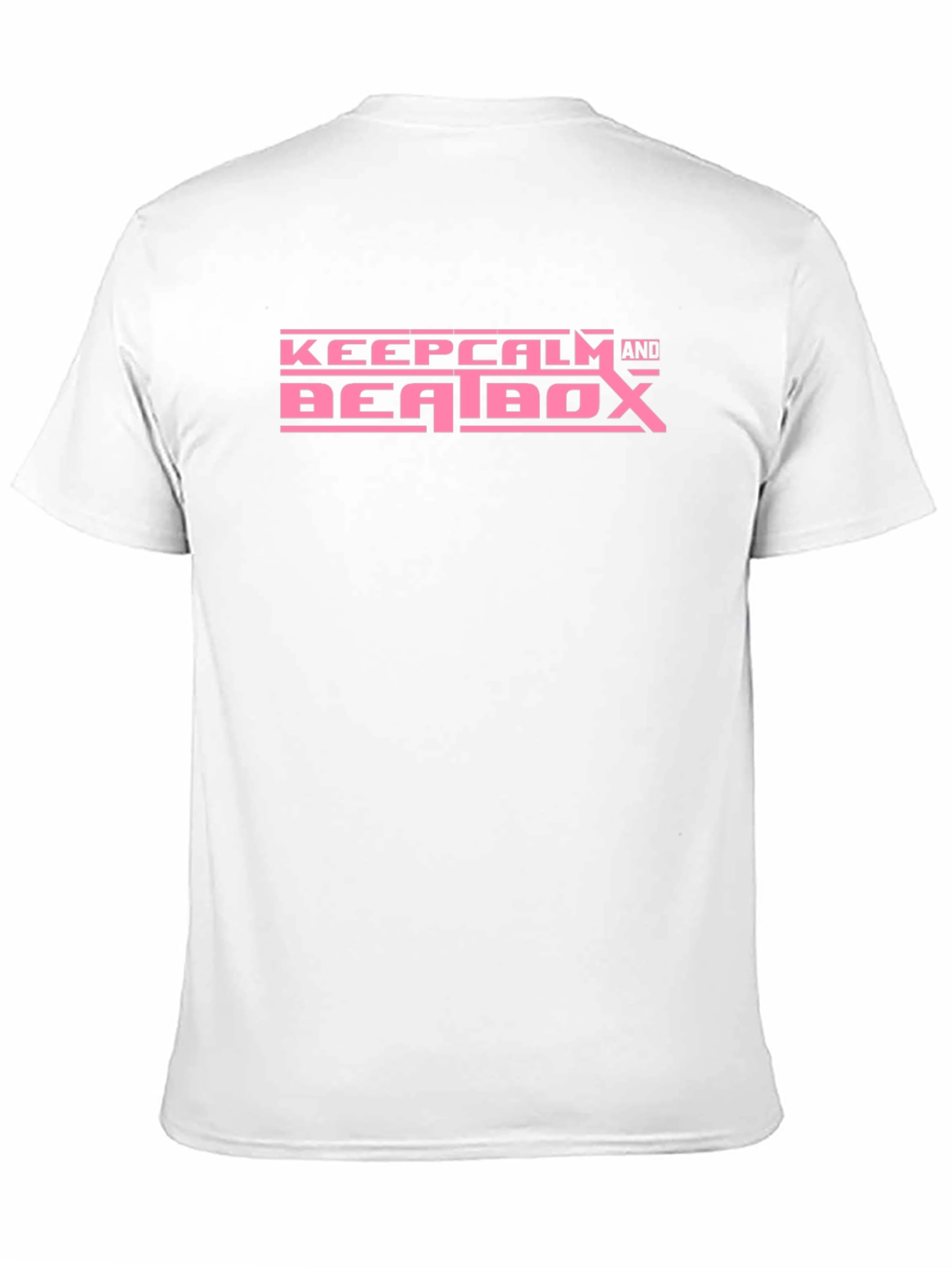 Keep Calm and Beatbox Pink Graphic Tee