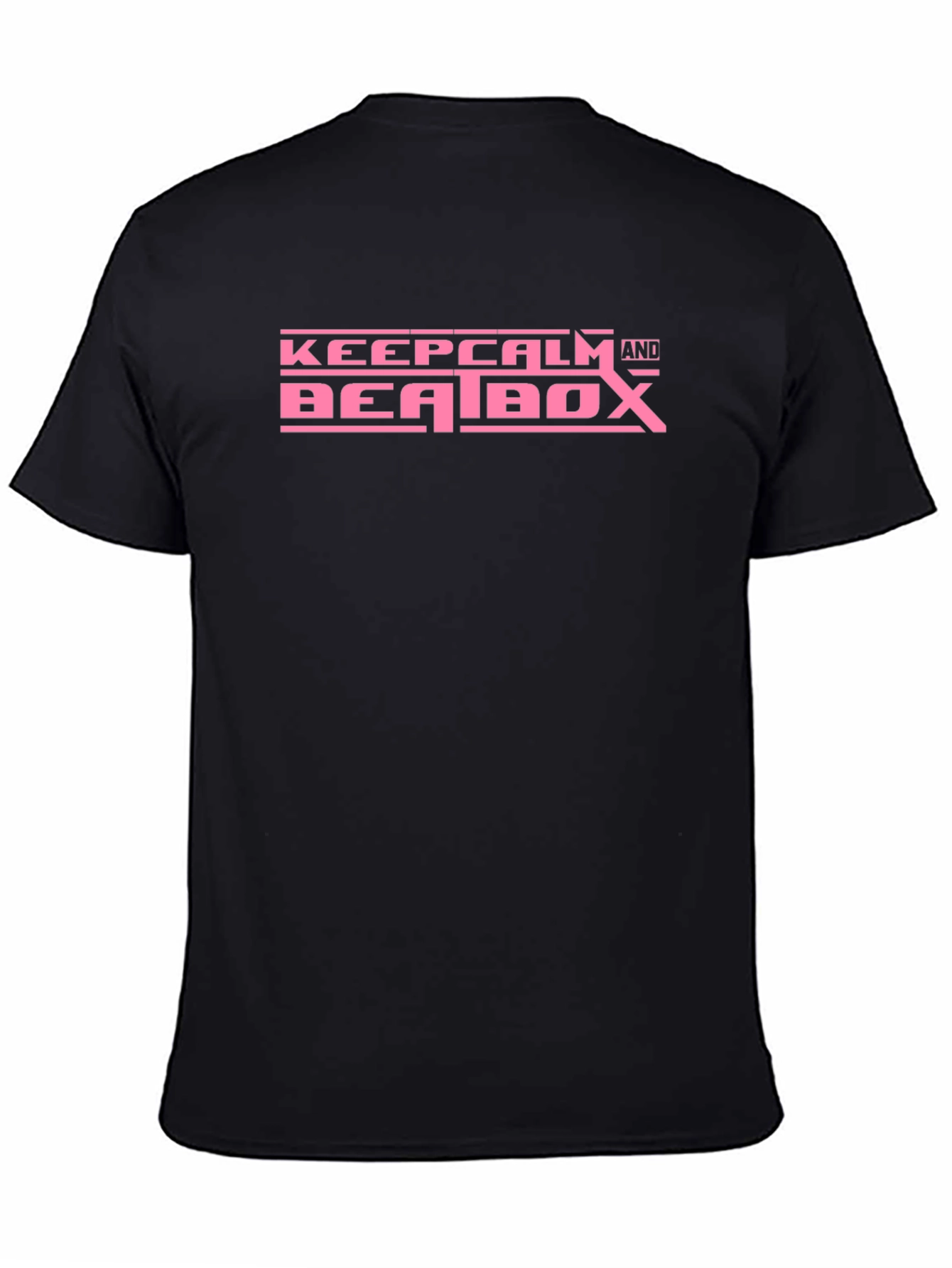 Keep Calm and Beatbox Pink Graphic Tee
