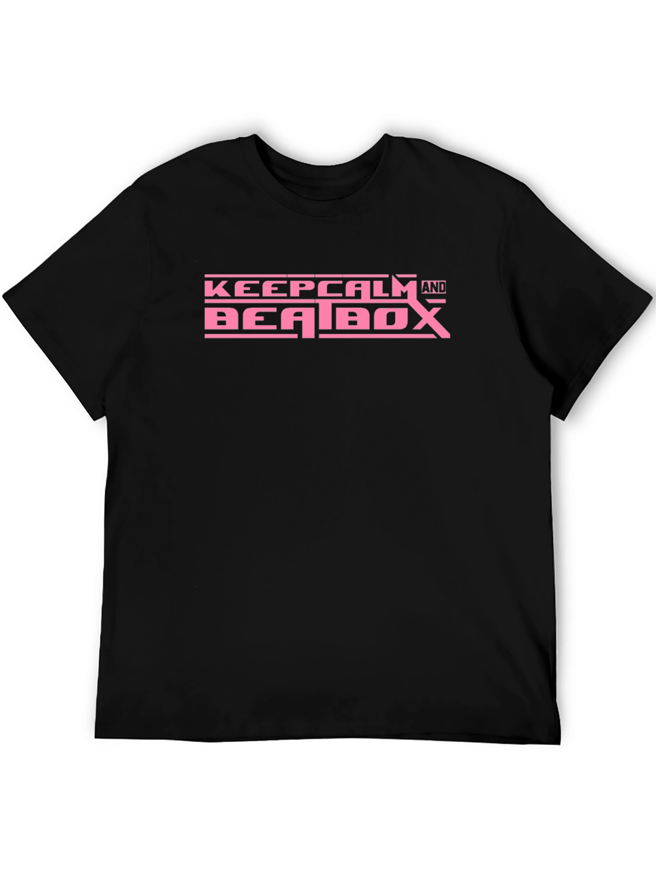 Keep Calm and Beatbox Pink Graphic Tee