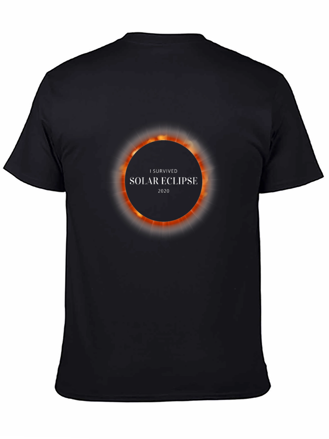 I Survived Solar Eclipse 2020 Black T-Shirt