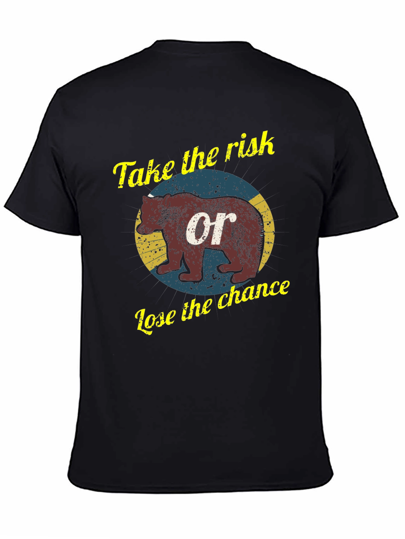 Risk Taker Graphic Tee - Bear Design