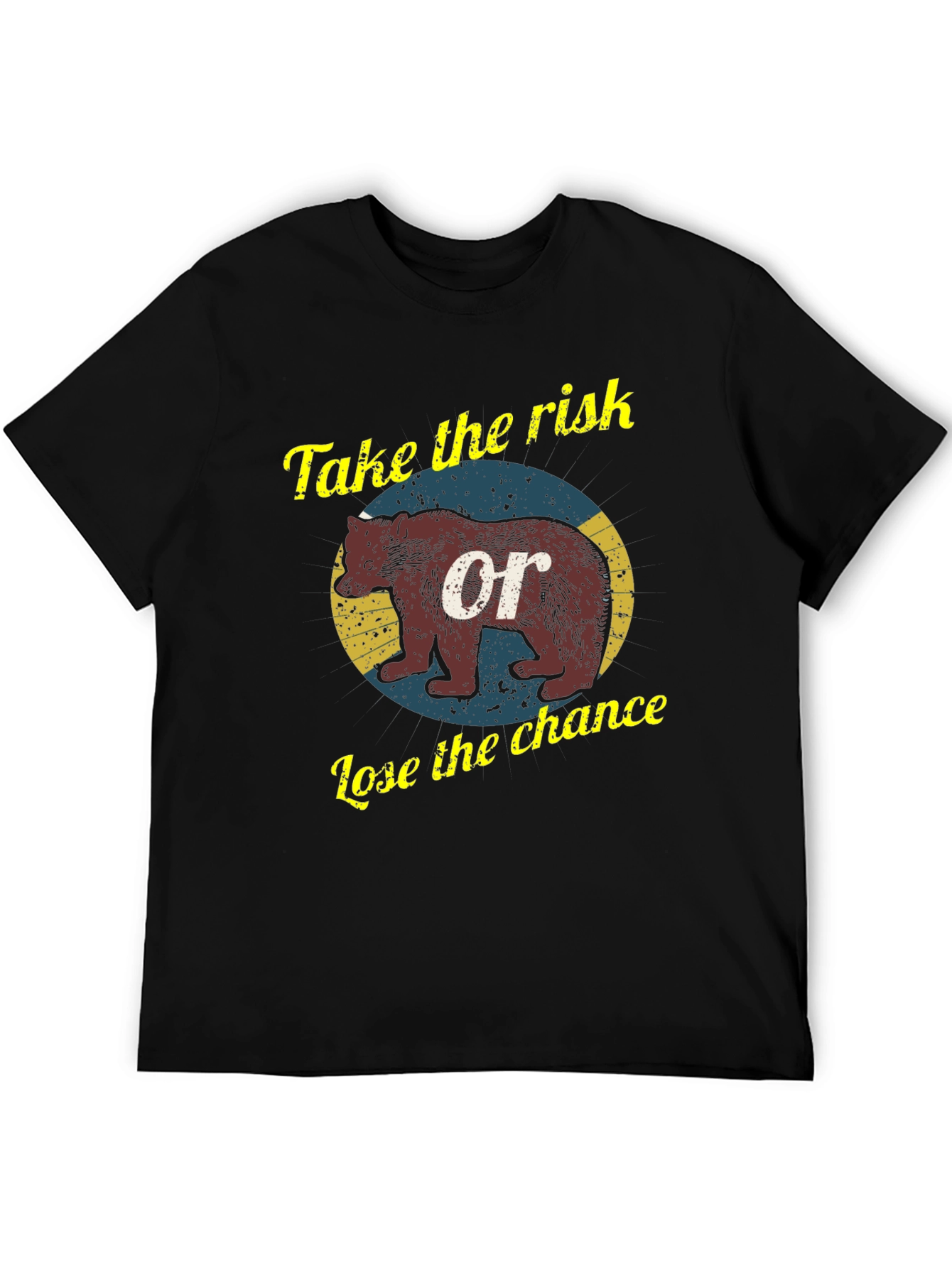 Risk Taker Graphic Tee - Bear Design