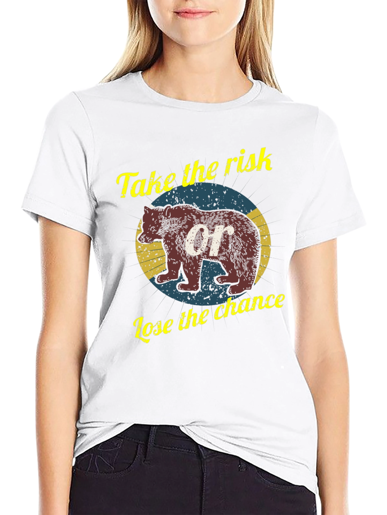Risk Taker Graphic Tee - Bear Design