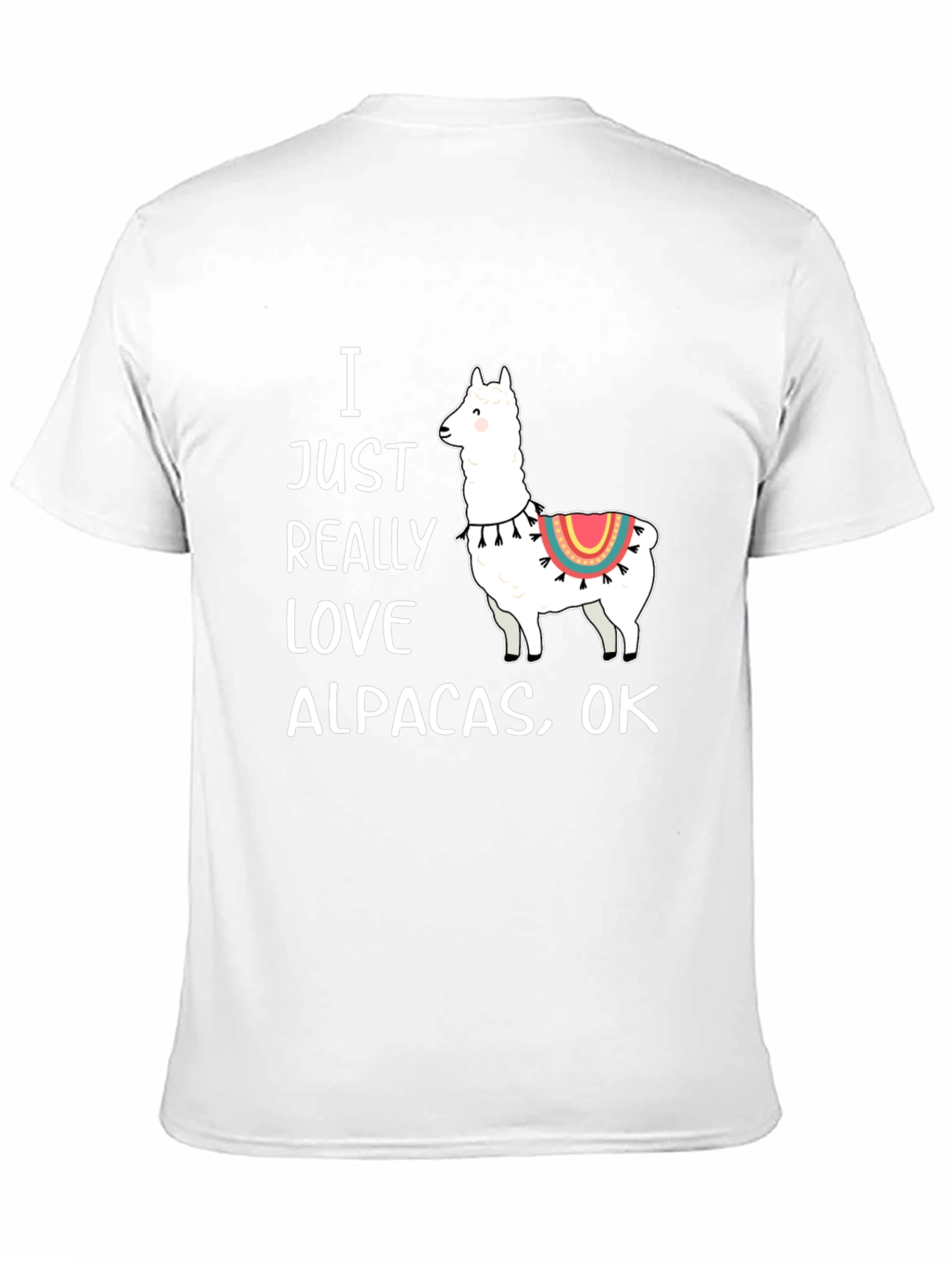 I Love Alpacas Graphic T-Shirt -  Funny Alpaca Tee