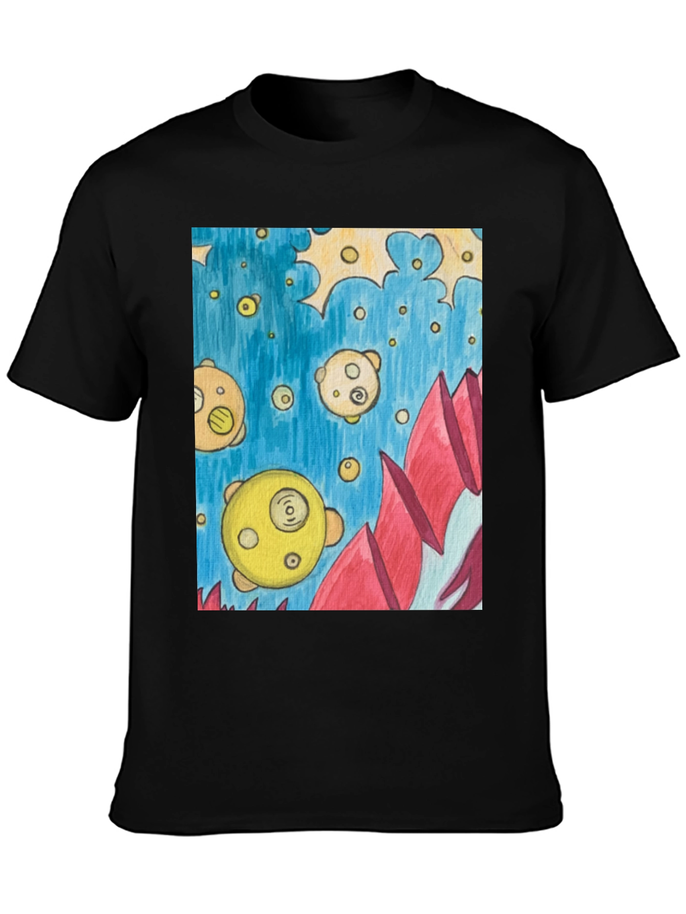Unique Graphic T-Shirt - Space Design