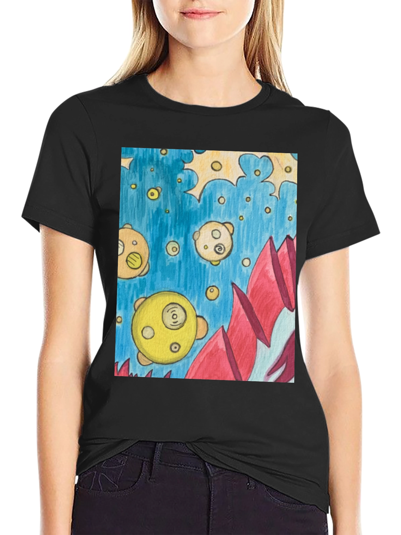 Unique Graphic T-Shirt - Space Design