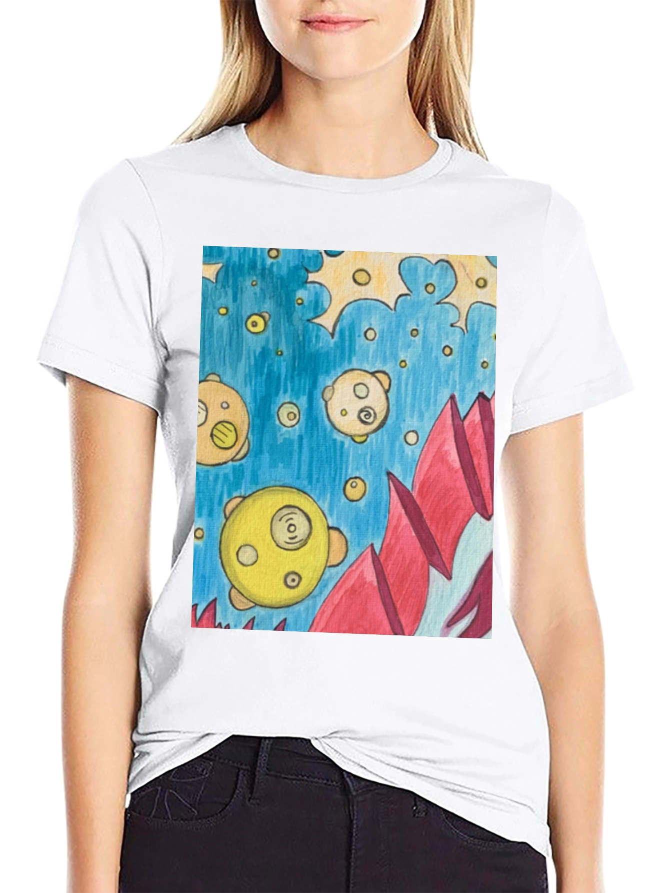 Unique Graphic T-Shirt - Space Design
