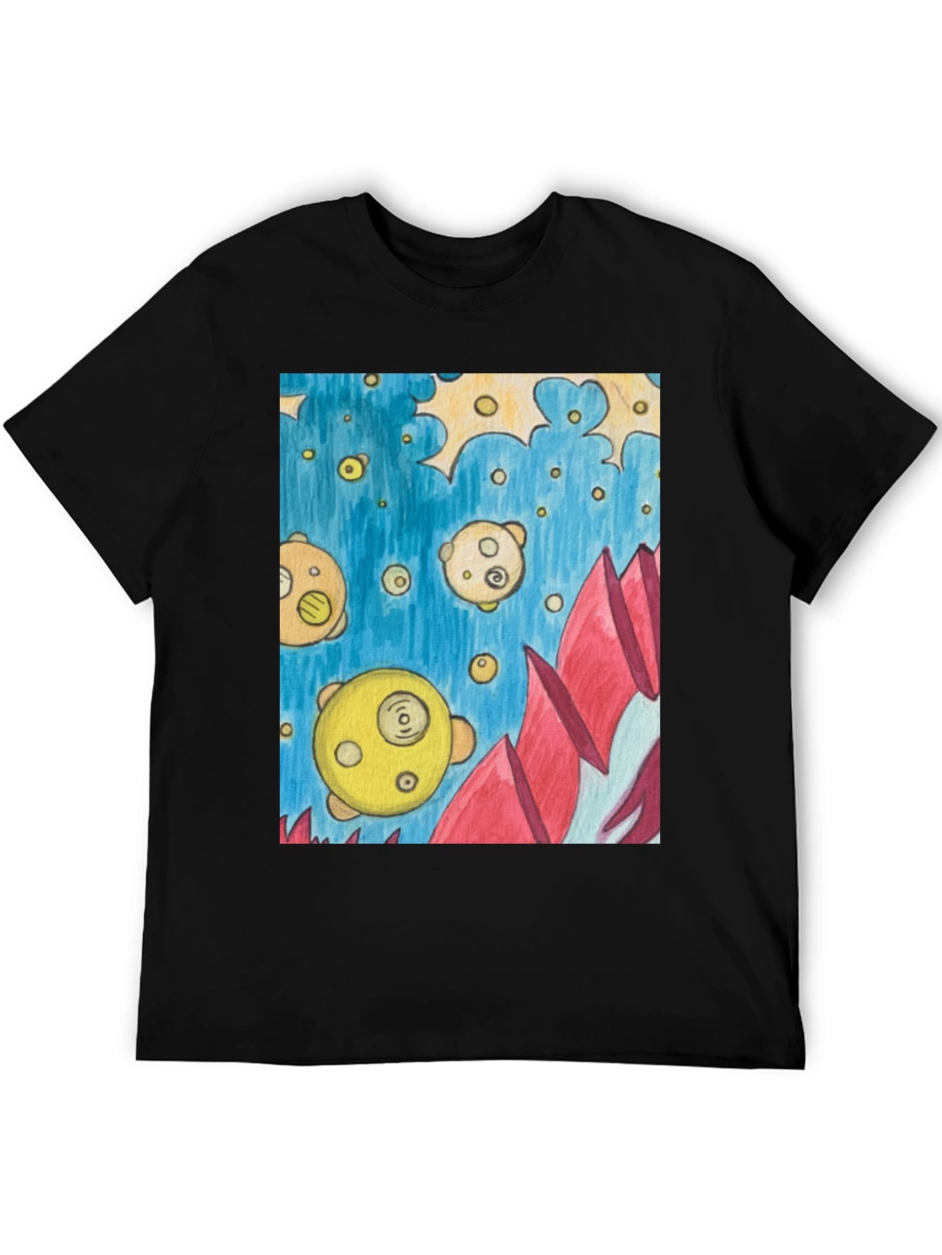 Unique Graphic T-Shirt - Space Design